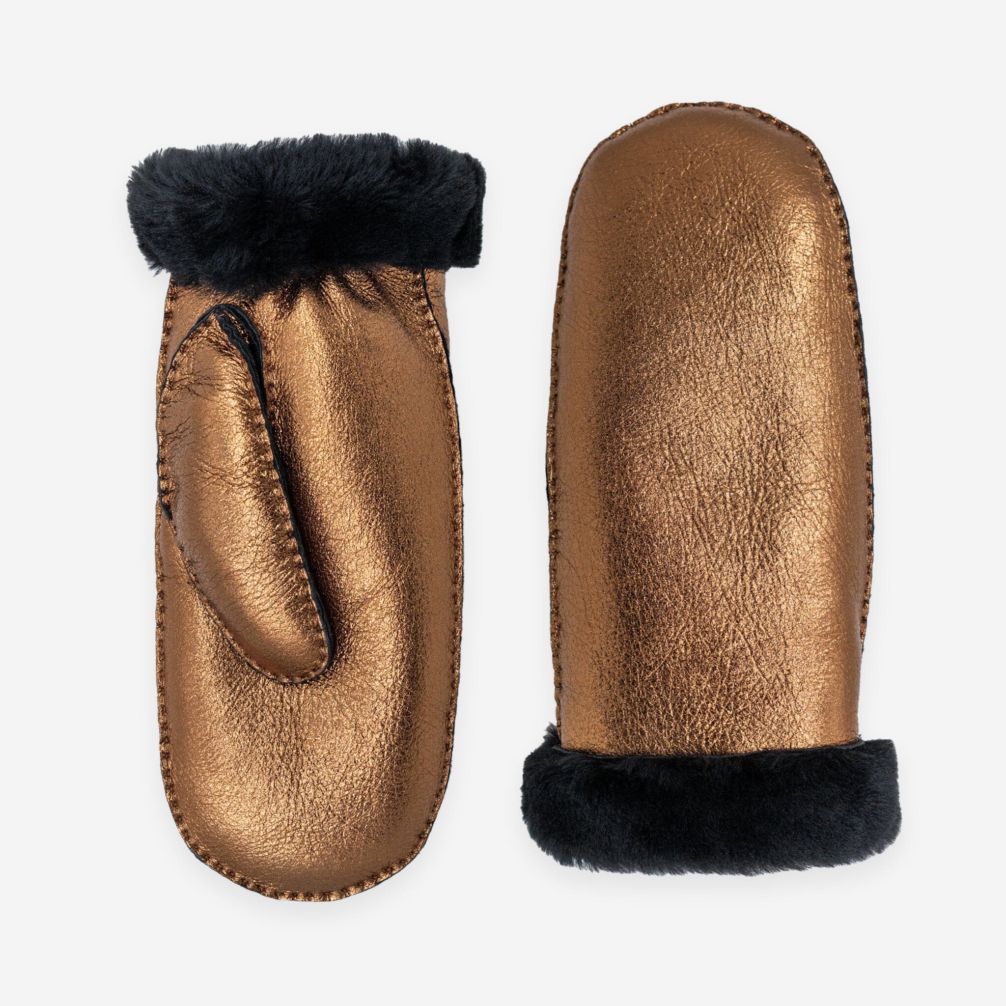 Moufle cuir-100% mouton-21469SH Gants cuir femme prestige Glove Story Copper 6.5