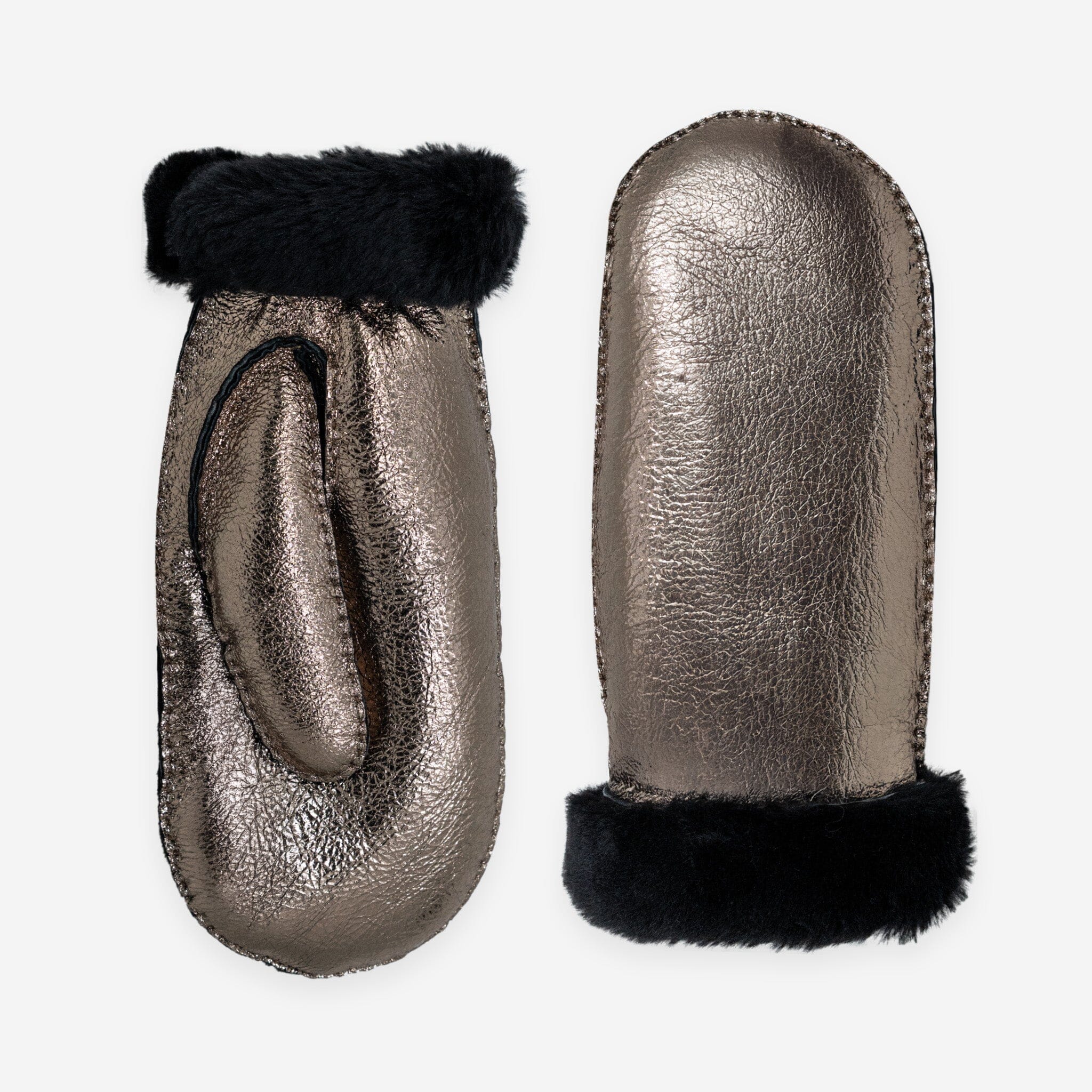 Moufle cuir-100% mouton-21469SH Gants cuir femme prestige Glove Story Silver 6.5