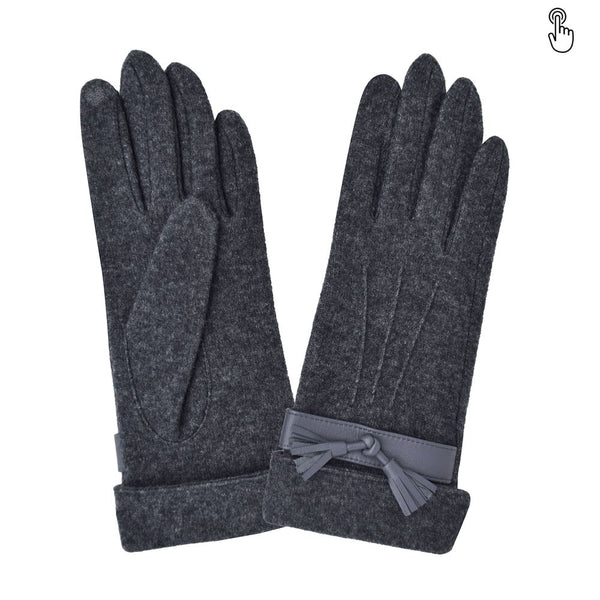 Gants 80% laine 20% nylon-Tactile-31156NF Gants Glove Story Gris TU 