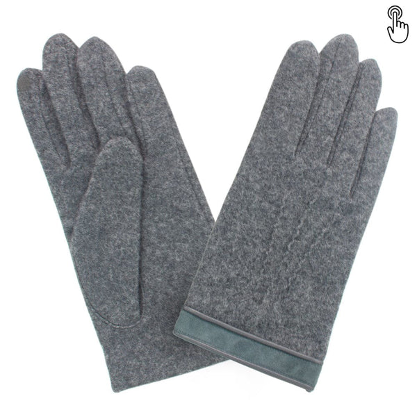 Gants 80% laine 20% nylon-Tactile-32008NF Gants Glove Story Gris TU 