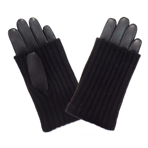 Gants cuir agneau-100% polyester (microfibre)-52597MI Gant Glove Story Noir 6.5 