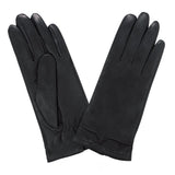 Gants cuir agneau-100% soie-61034SN Gant Glove Story Noir 6.5 