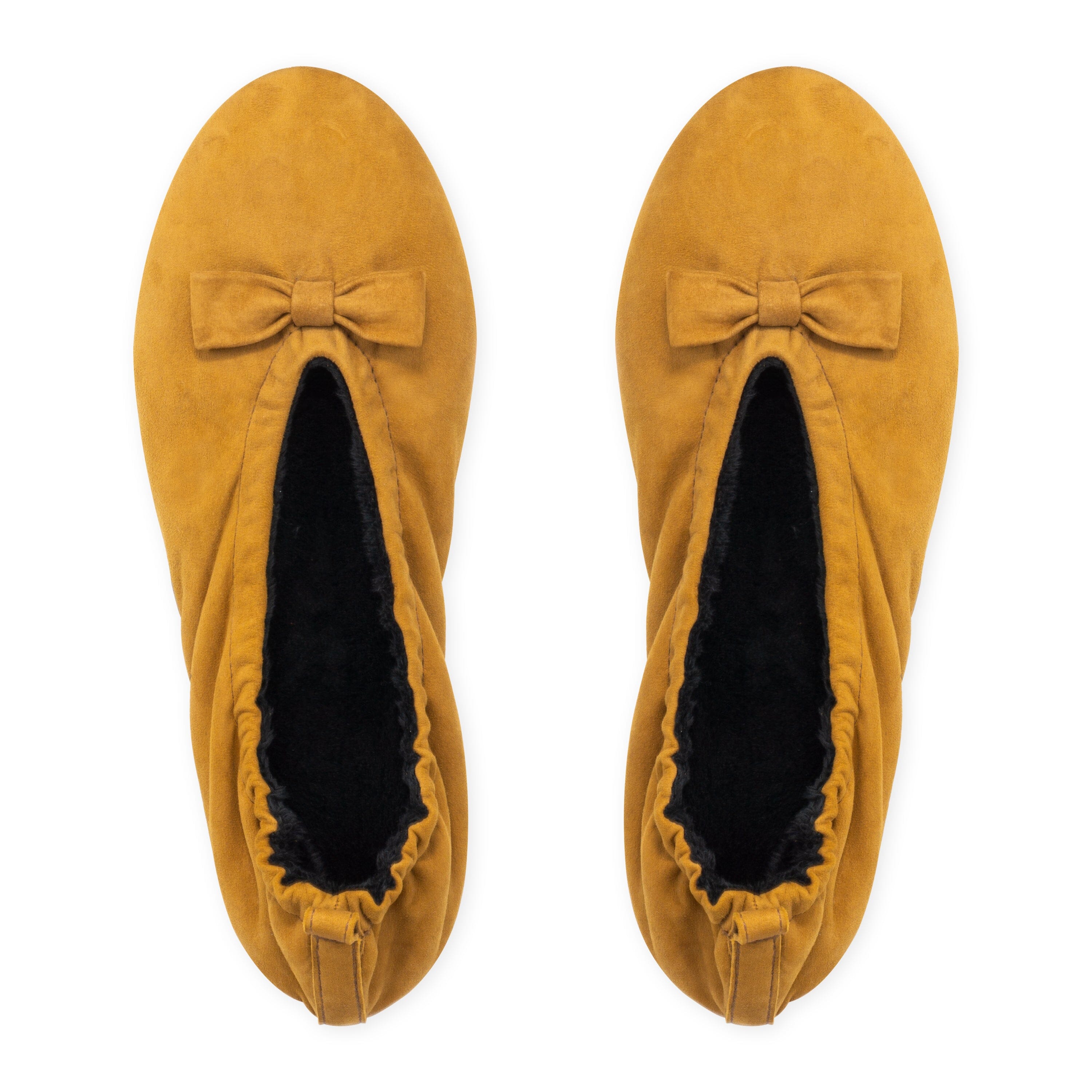 Ballerines d'interieur en cuir agneau suédé-CF0139 Ballerines d'interieur femme Glove Story Cork S (35/36) 