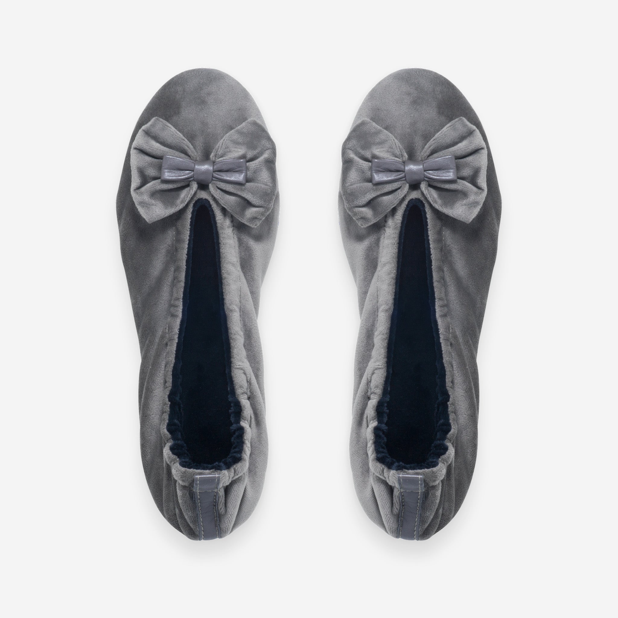 Ballerines d'intérieur en velours-CF0140 Ballerines d'interieur femme Glove Story Gris S (35/36) 