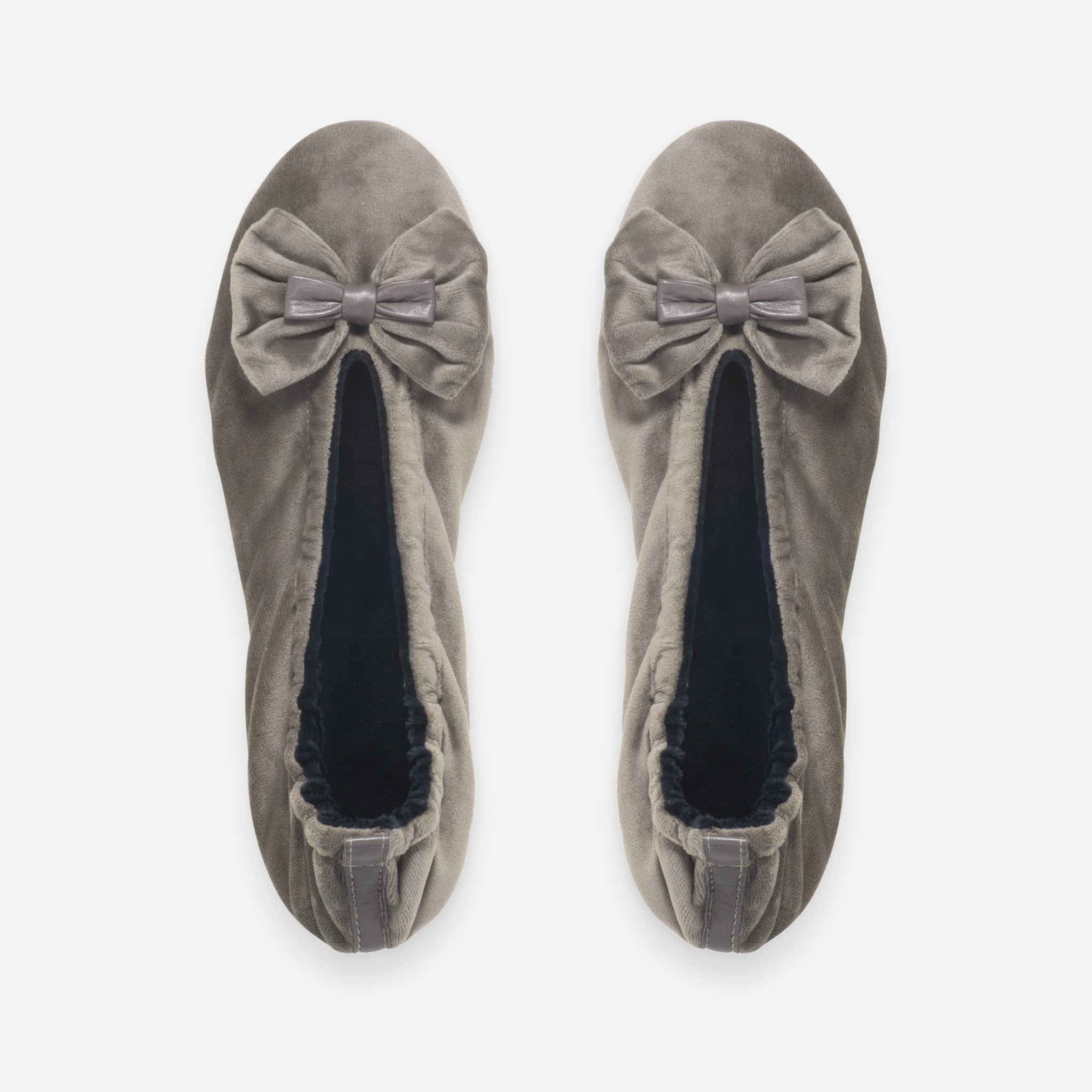 Ballerines d'intérieur en velours-CF0140 Ballerines d'interieur femme Glove Story Taupe S (35/36) 