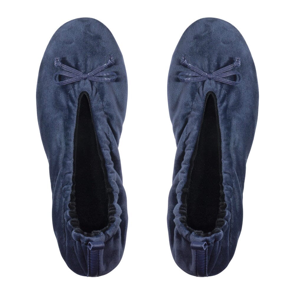 Ballerines d'intérieur en velours-CF0141 Ballerines d'interieur femme Glove Story Deep Blue S (35/36) 