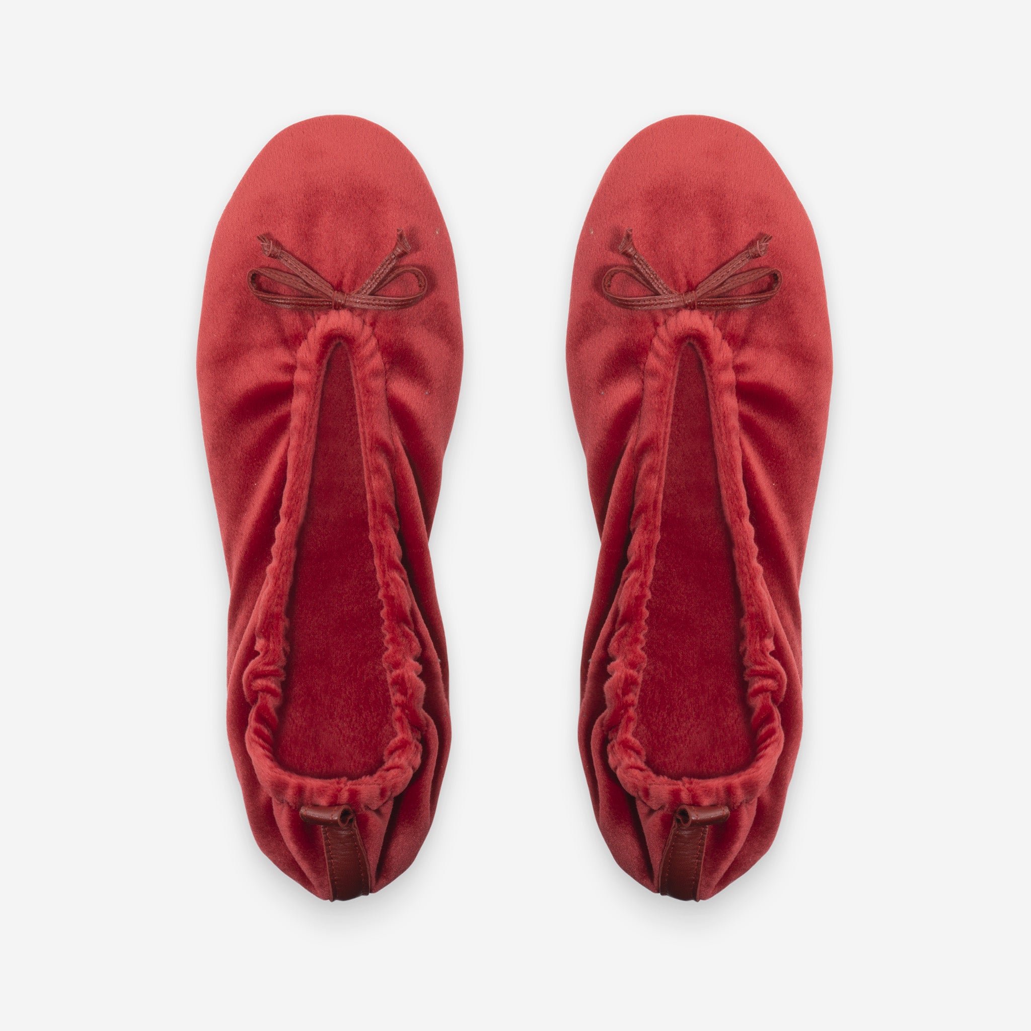Ballerines d'intérieur en velours-CF0141 Ballerines d'interieur femme Glove Story Rouge S (35/36) 