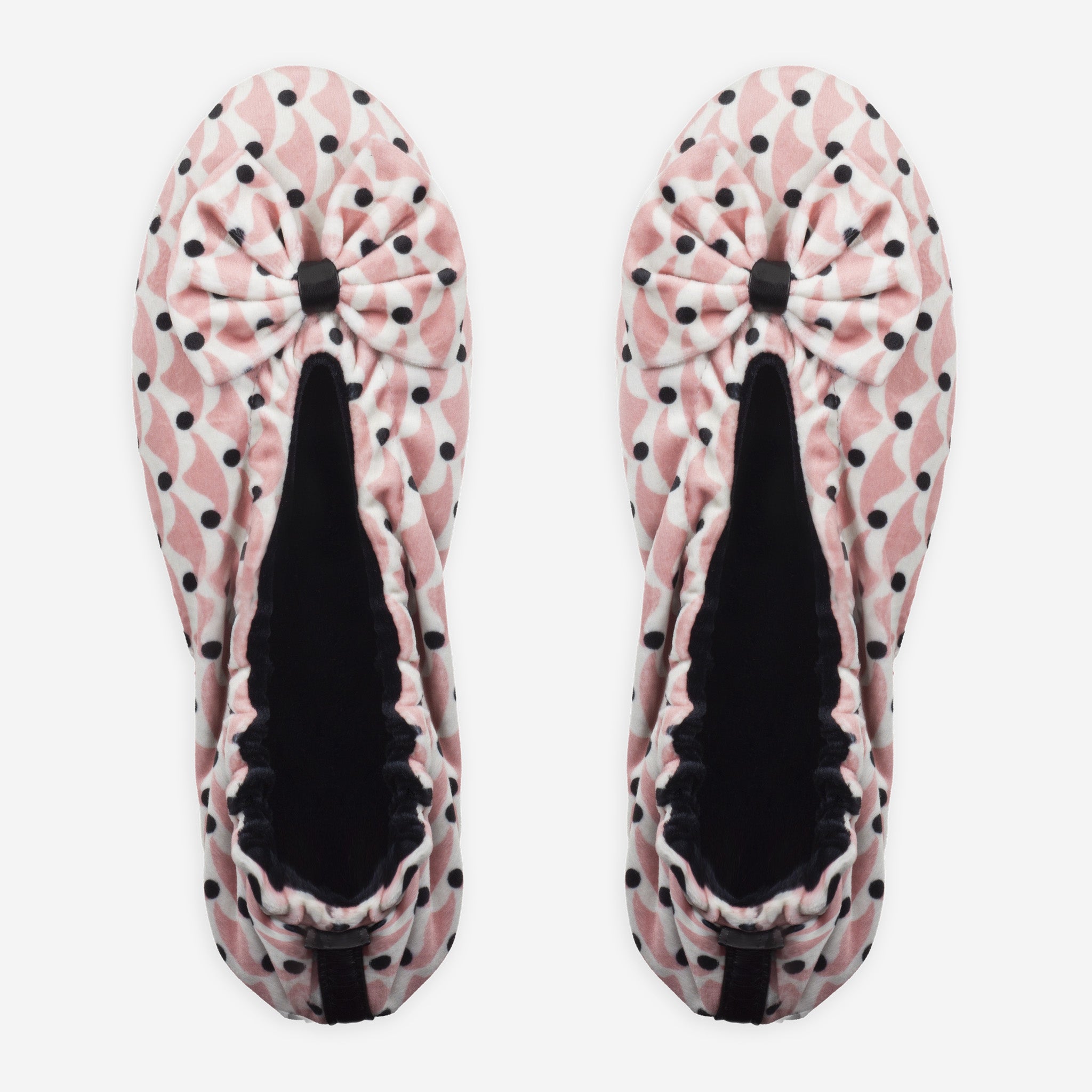 Ballerines d'intérieur en velours imprimé-CF0147 Ballerines d'interieur femme Glove Story Japonais S (35/36) 