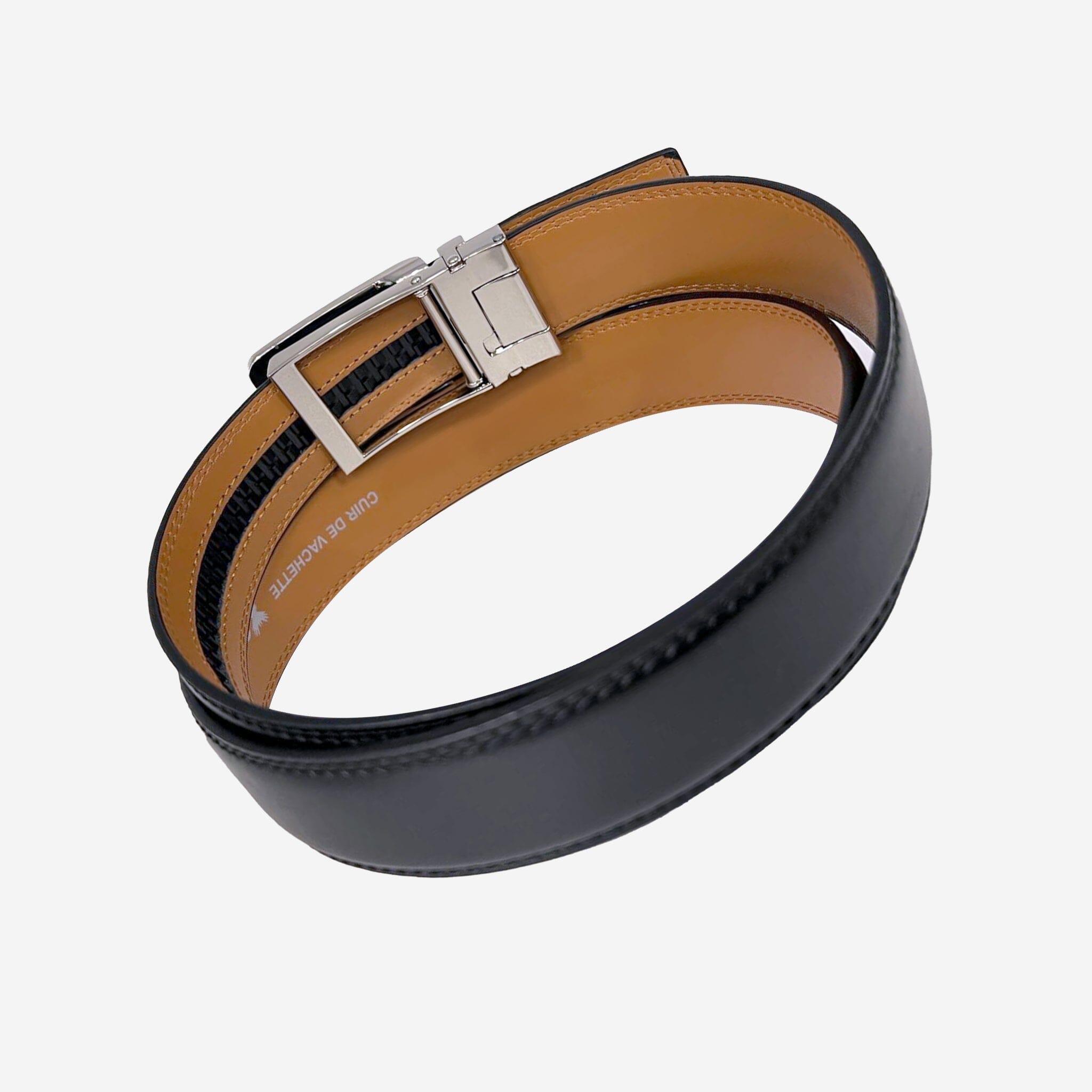 Ceinture AUTOMATIQUE cuir de vachette homme-Largeur 35mm-CT081 Ceintures homme Glove Story 