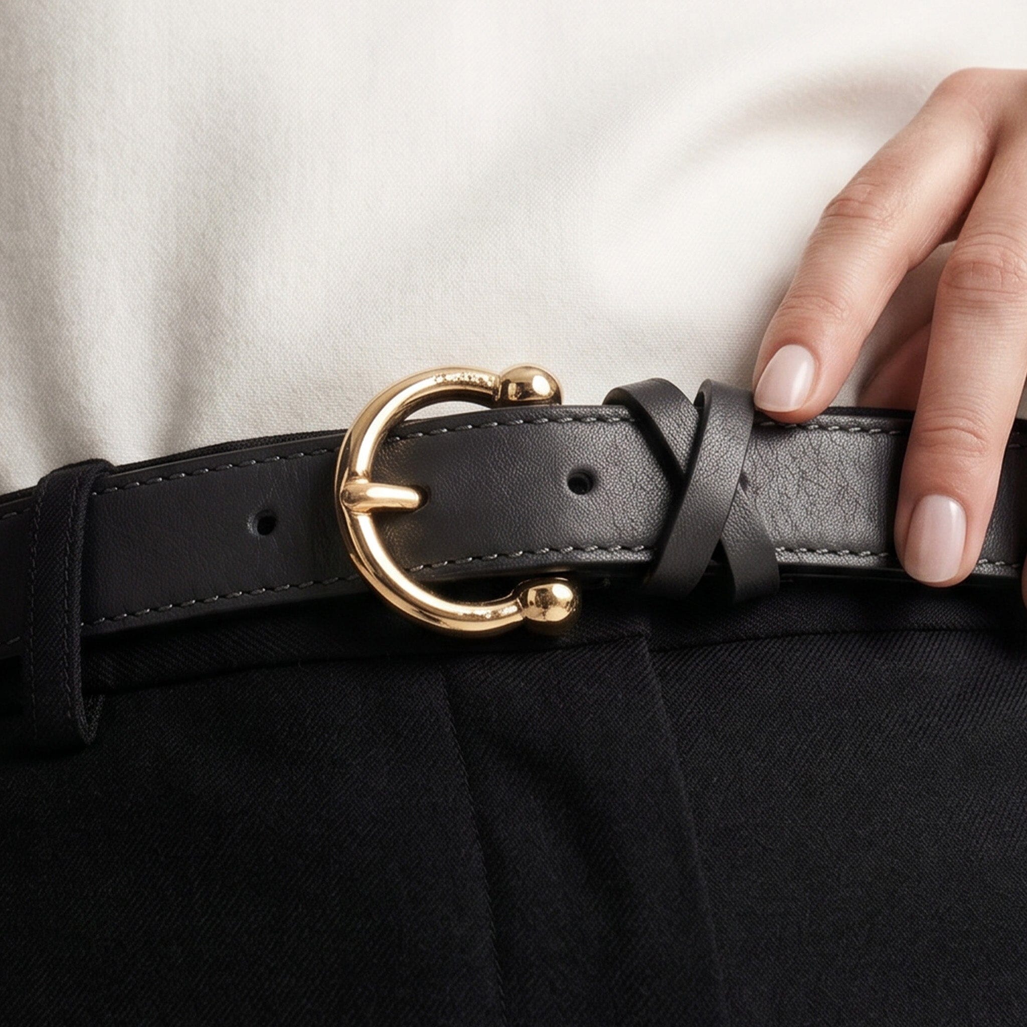 Ceinture cuir de vachette femme-Largeur 20mm-CTF010 Ceintures femme Glove Story 
