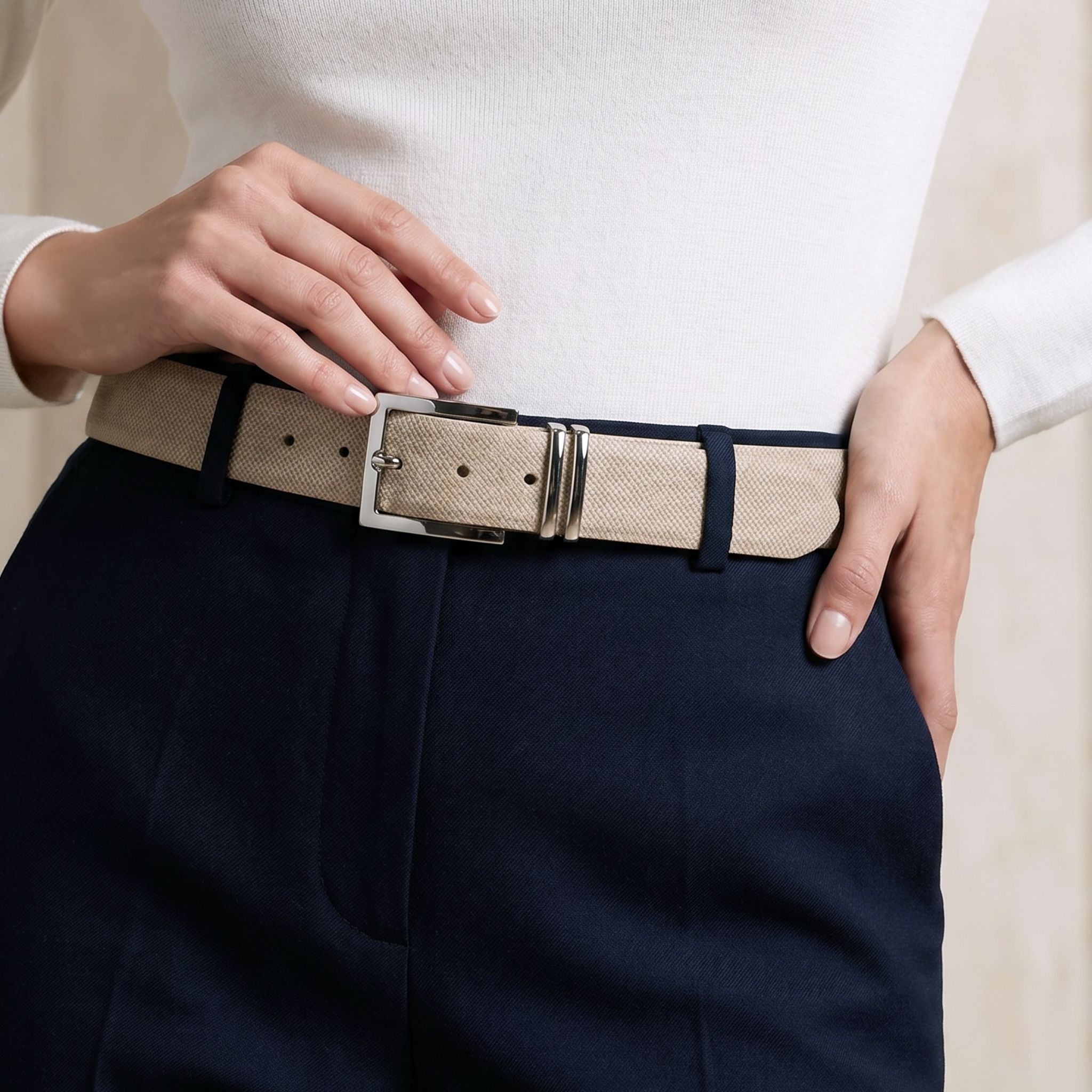 Ceinture cuir de vachette femme-Largeur 30mm-CTF024 Ceintures femme Glove Story 