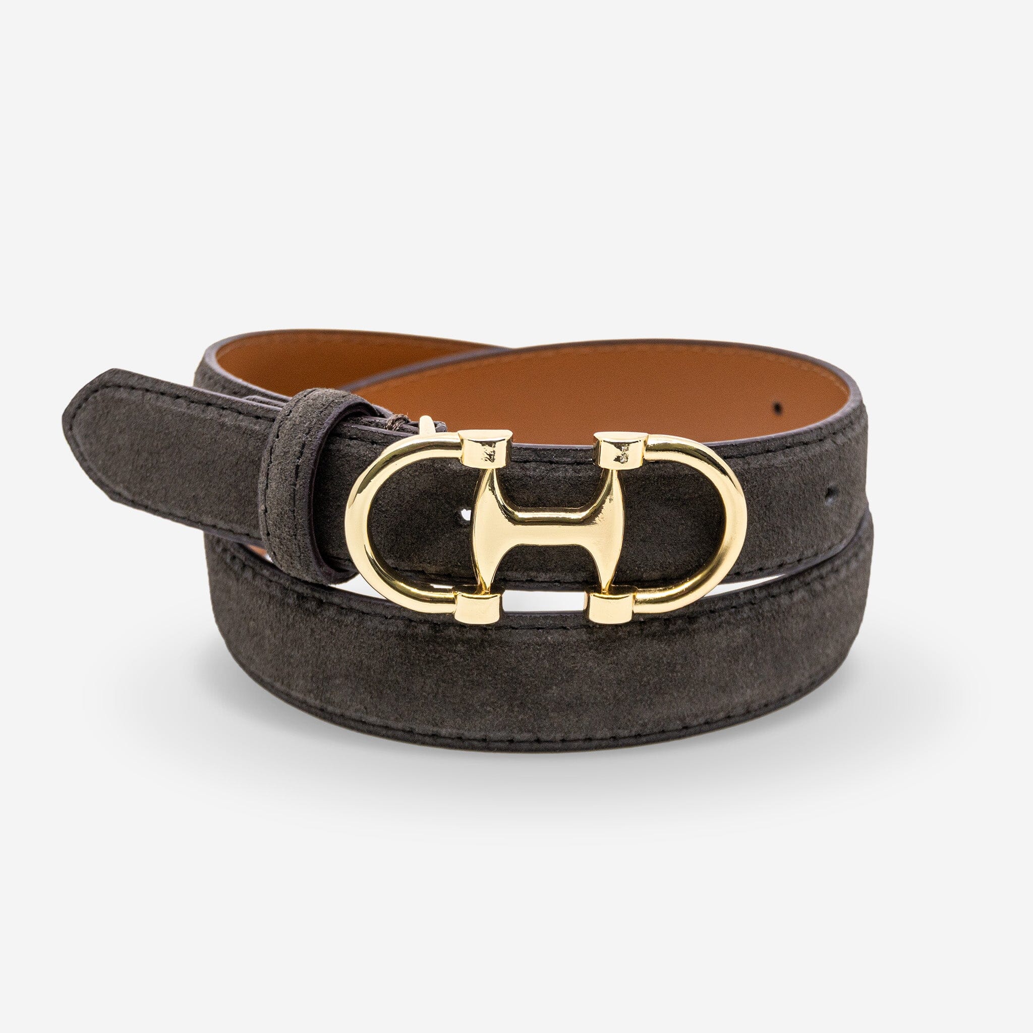Ceinture cuir de vachette femme-Largeur 30mm-CTF063 Ceintures femme Glove Story Brun 85/100 