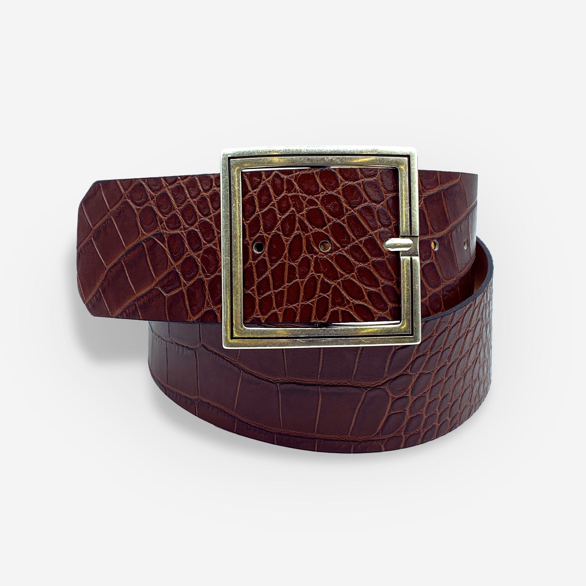 Ceinture cuir de vachette femme-Largeur 50mm-CTF040 Ceinture Glove Story TABACCO 85/100 - 50 