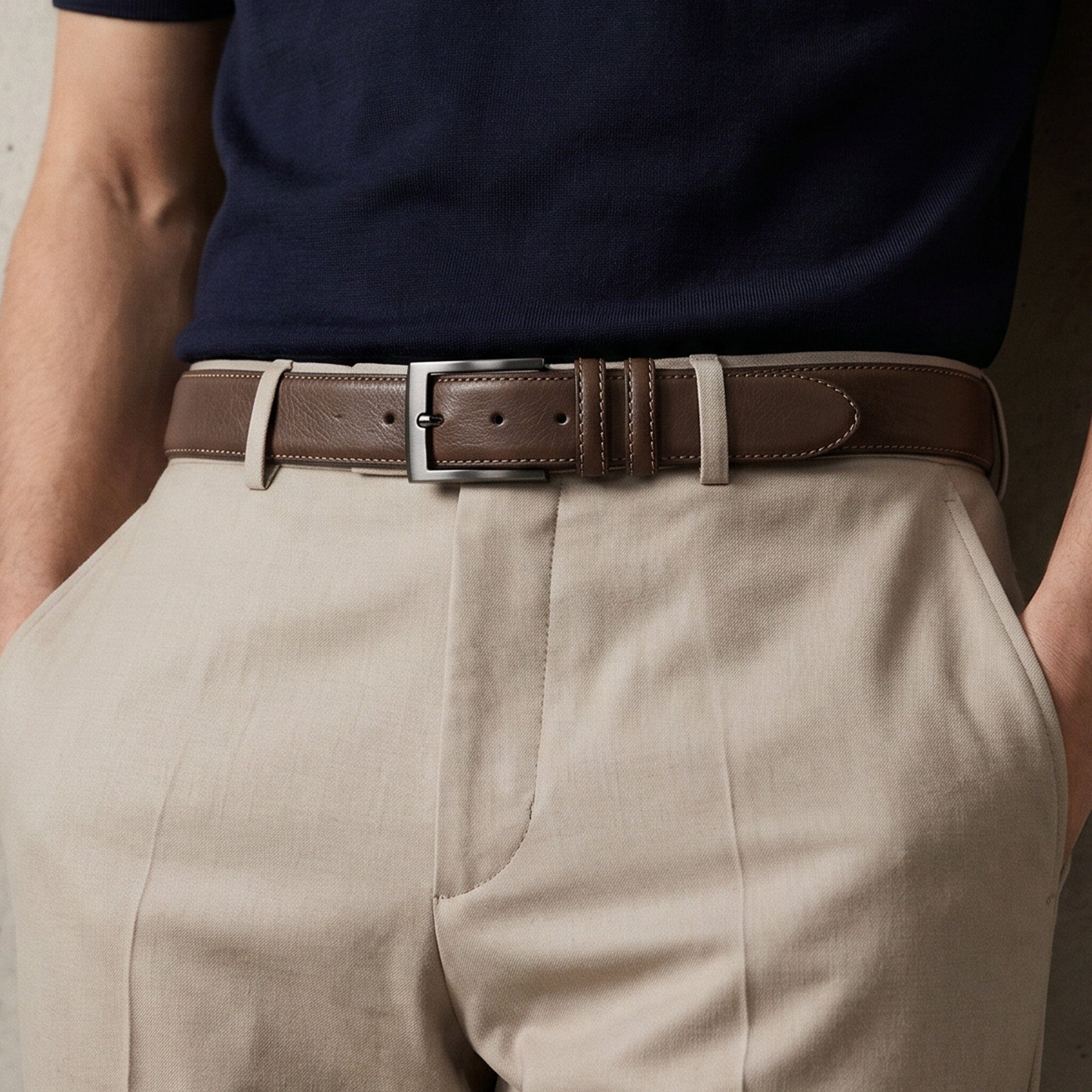 Ceinture cuir de vachette homme-Largeur 35mm-CT039 Ceintures homme Glove Story 
