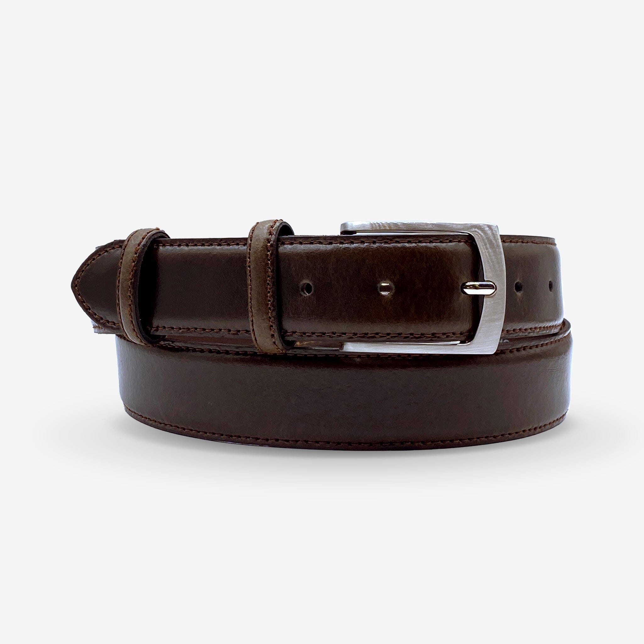 Ceinture cuir de vachette homme-Largeur 35mm-CT049 Ceintures homme Glove Story MARRON 95/110 - 35 