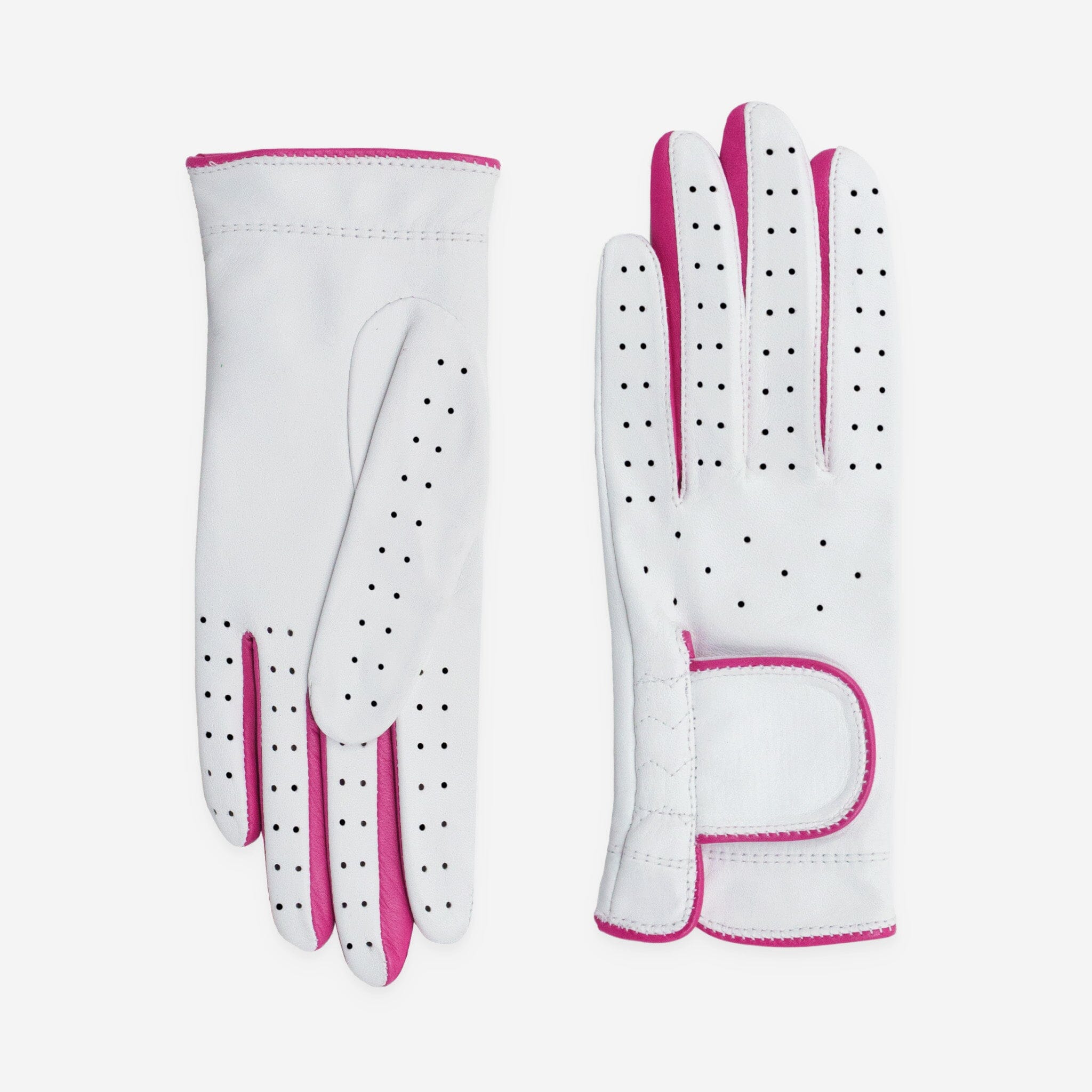 GANT GOLF POUR FEMME - GAUCHE - 60021G Glove Story Blanc-Fuchsia S 