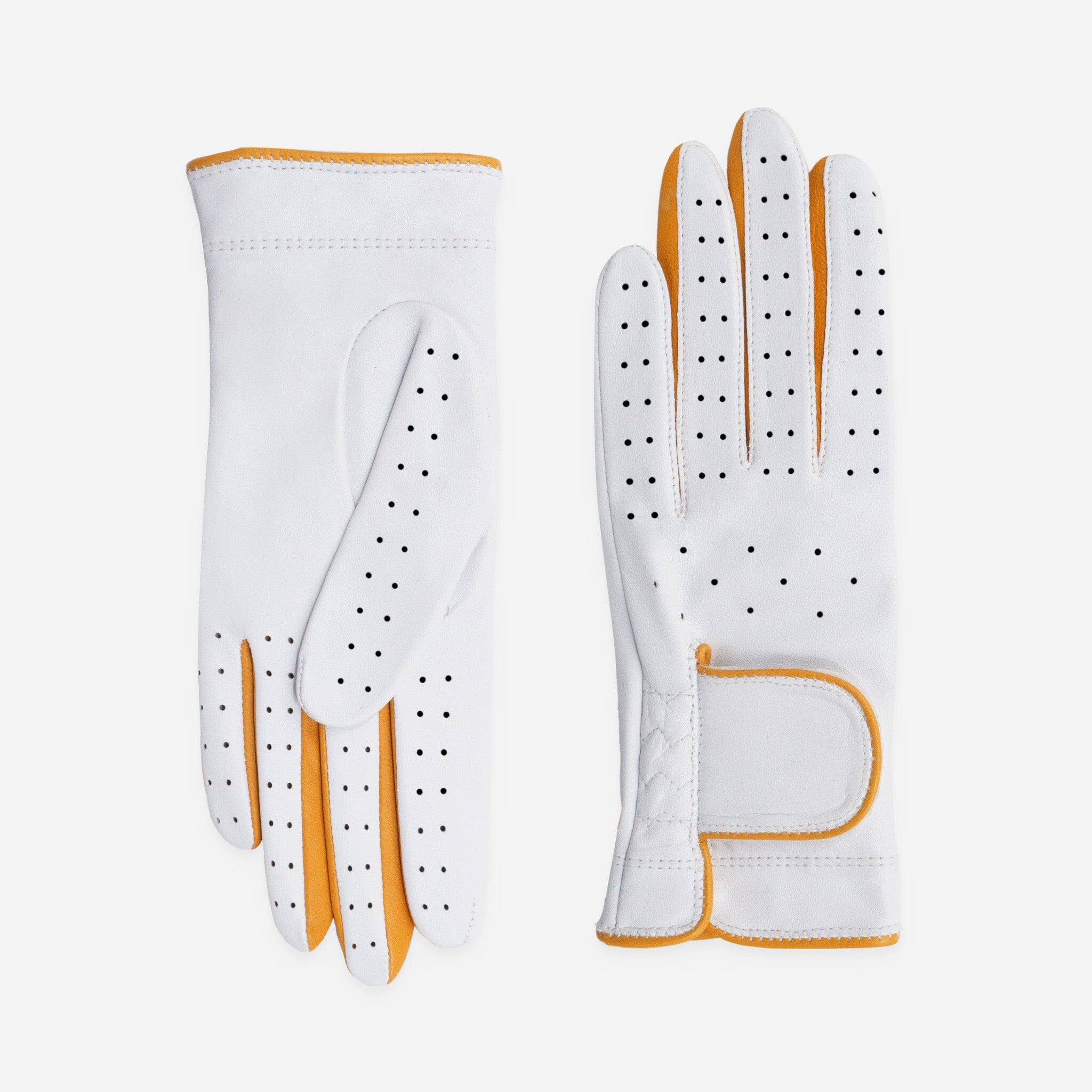 GANT GOLF POUR FEMME - GAUCHE - 60021G Glove Story Blanc-Golden Yellow S 
