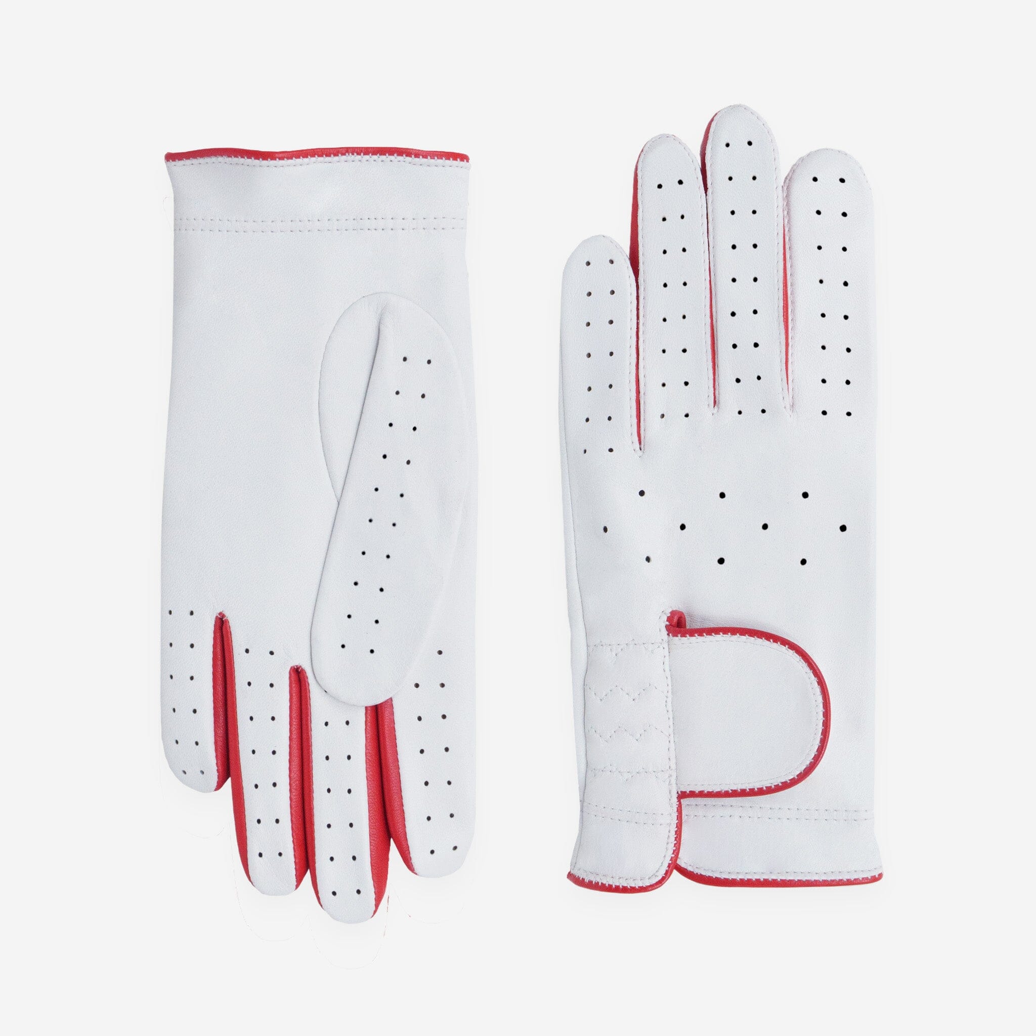 GANT GOLF POUR HOMME - GAUCHE - 60022G Glove Story Blanc-Flame Scarlet S 