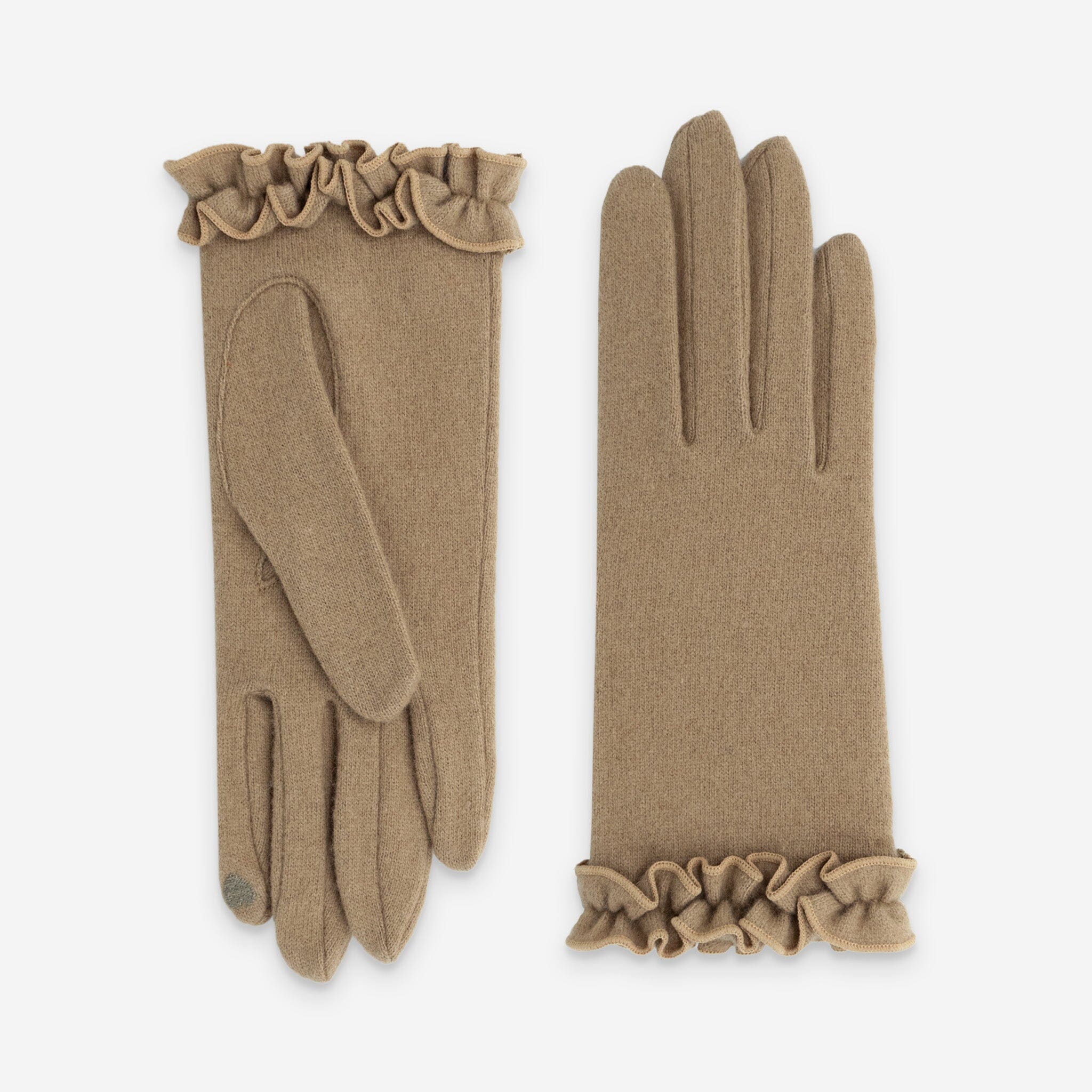 Gants 80% laine 20% nylon-Tactile-31090NF Gants laine femme Glove Story Camel TU 