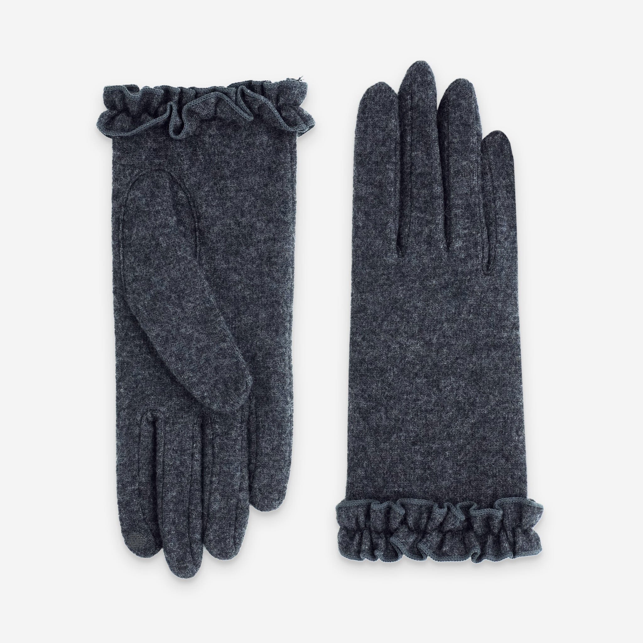 Gants 80% laine 20% nylon-Tactile-31090NF Gants laine femme Glove Story Gris TU 