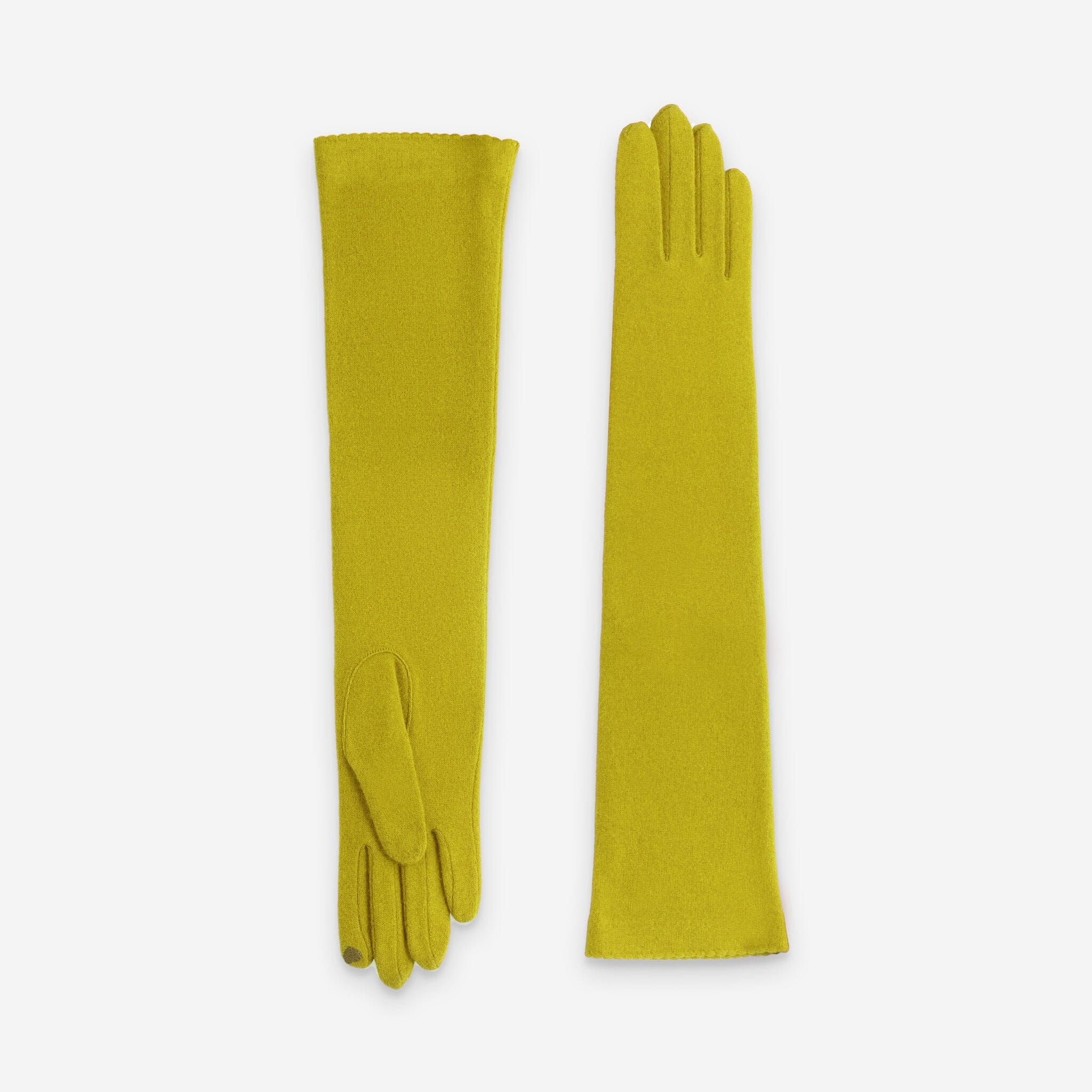 Gants 80% laine 20% nylon-Tactile-31107NF Gants laine femme Glove Story Lime TU 