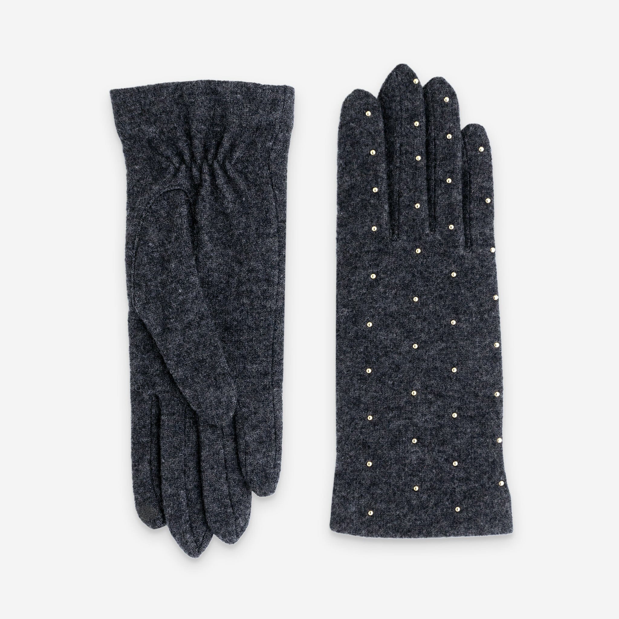 Gants 80% laine 20% nylon-Tactile-31137NF Gants laine femme Glove Story Gris TU 