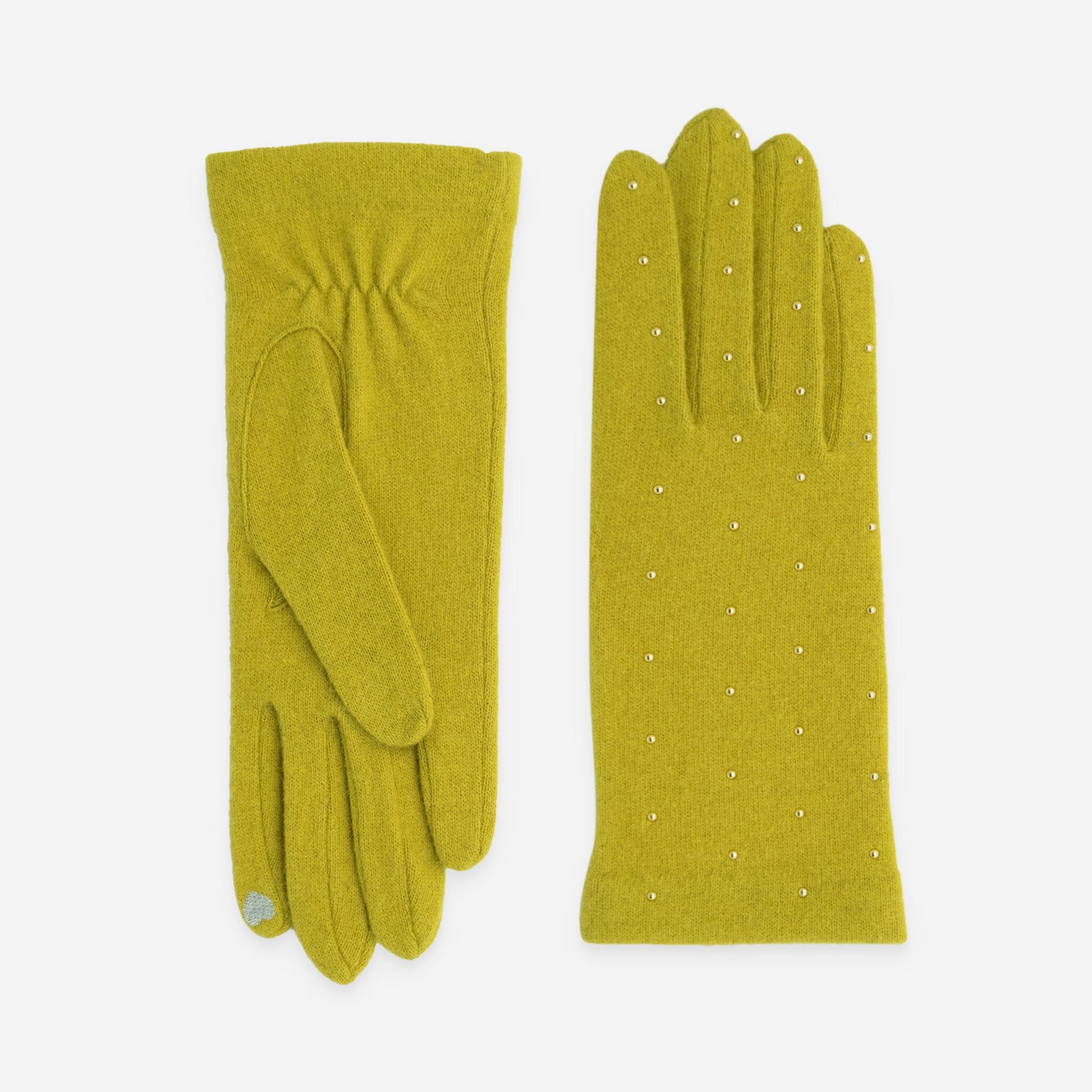 Gants 80% laine 20% nylon-Tactile-31137NF Gants laine femme Glove Story Lime TU 