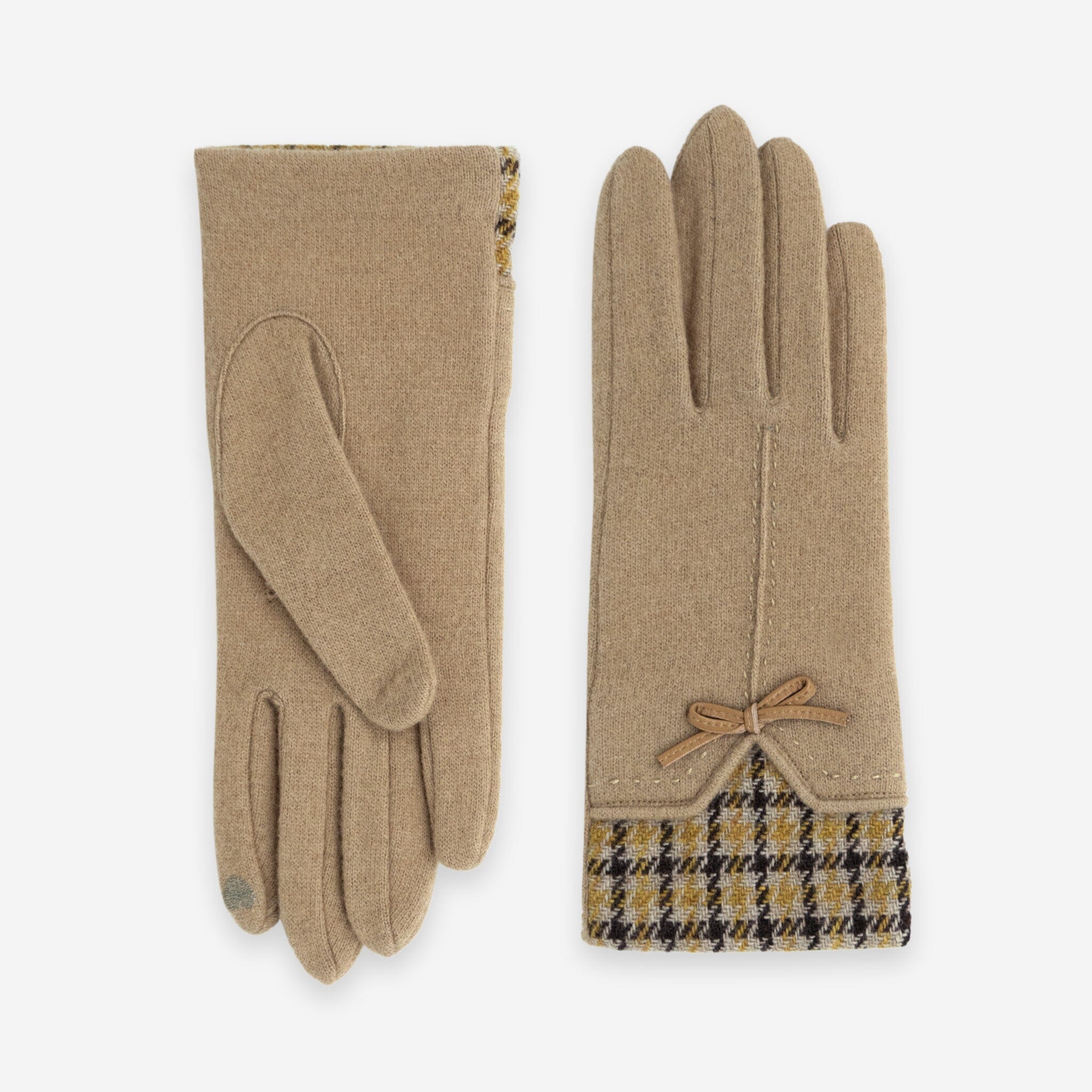Gants 80% laine 20% nylon-Tactile-31174NF Gants laine femme Glove Story Camel TU 