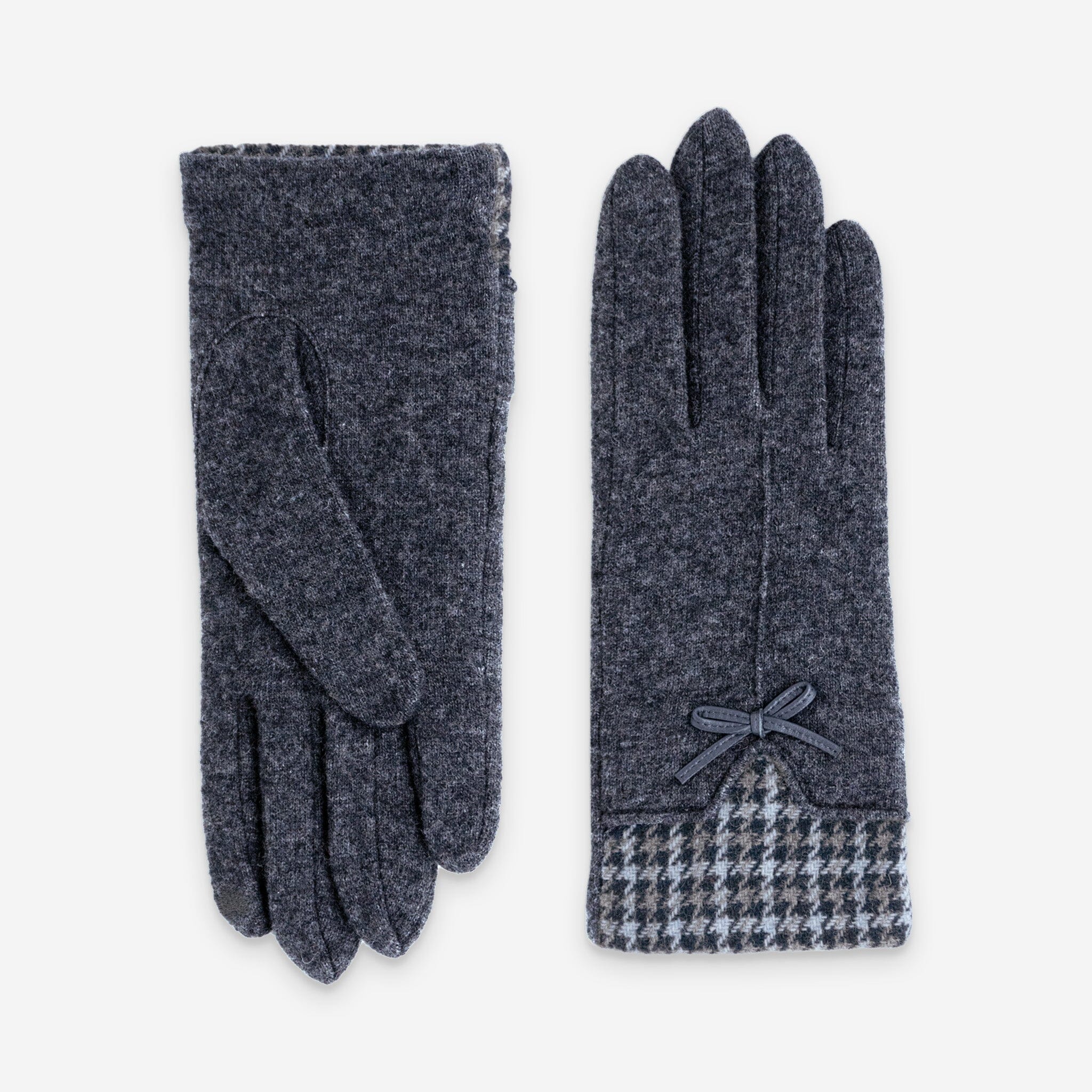 Gants 80% laine 20% nylon-Tactile-31174NF Gants laine femme Glove Story Gris TU 