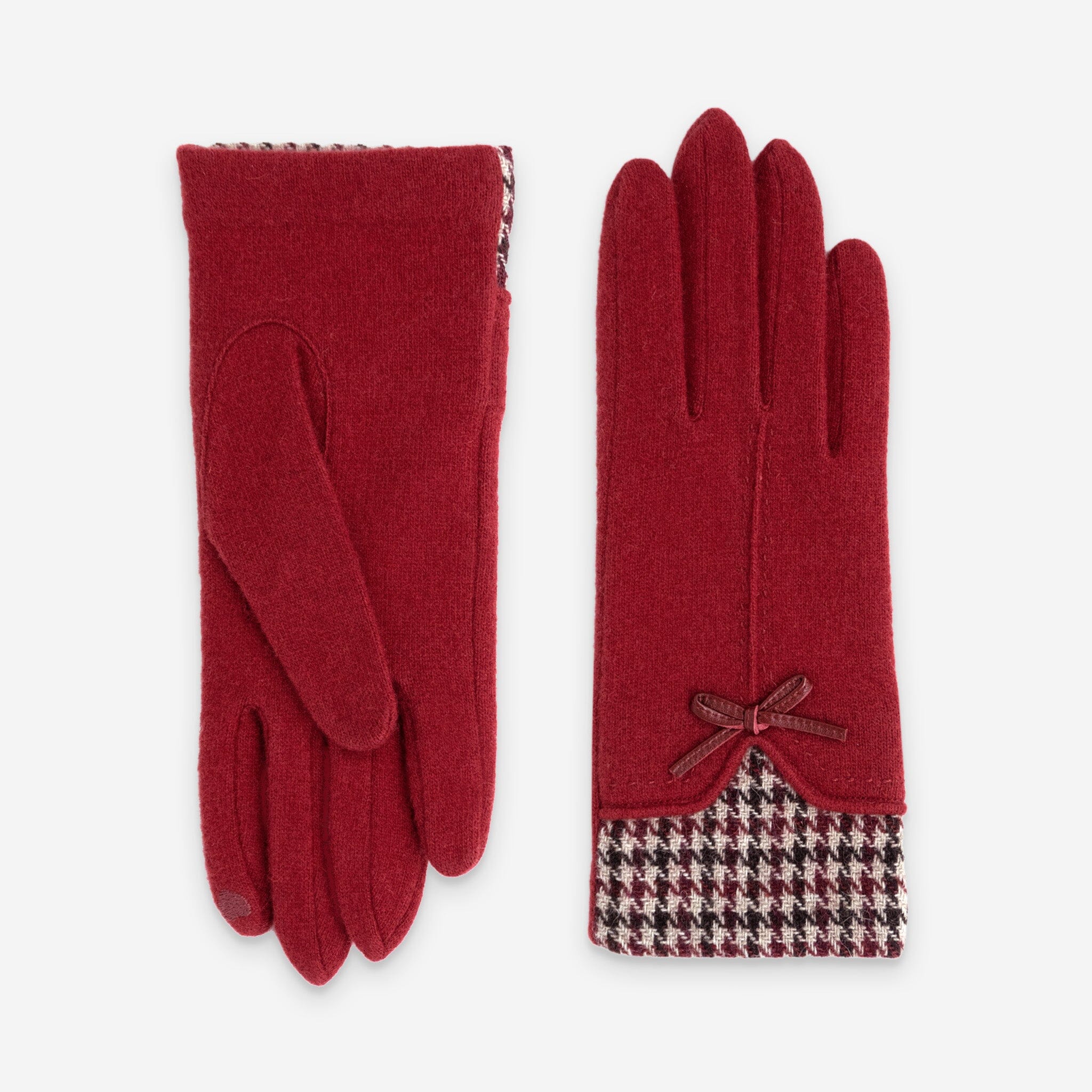 Gants 80% laine 20% nylon-Tactile-31174NF Gants laine femme Glove Story Rouge TU 