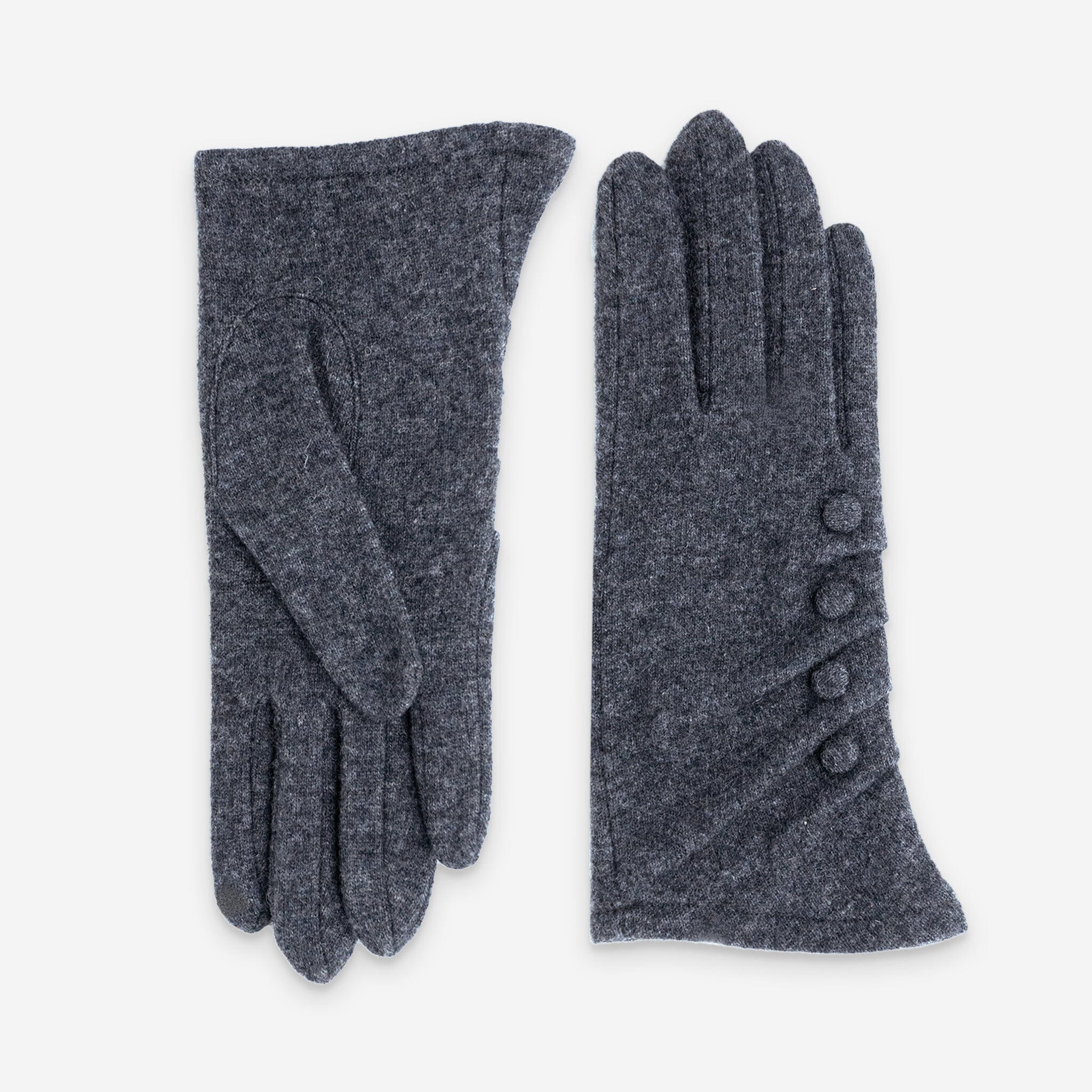 Gants 80% laine 20% nylon-Tactile-31175NF Gants laine femme Glove Story Gris TU 