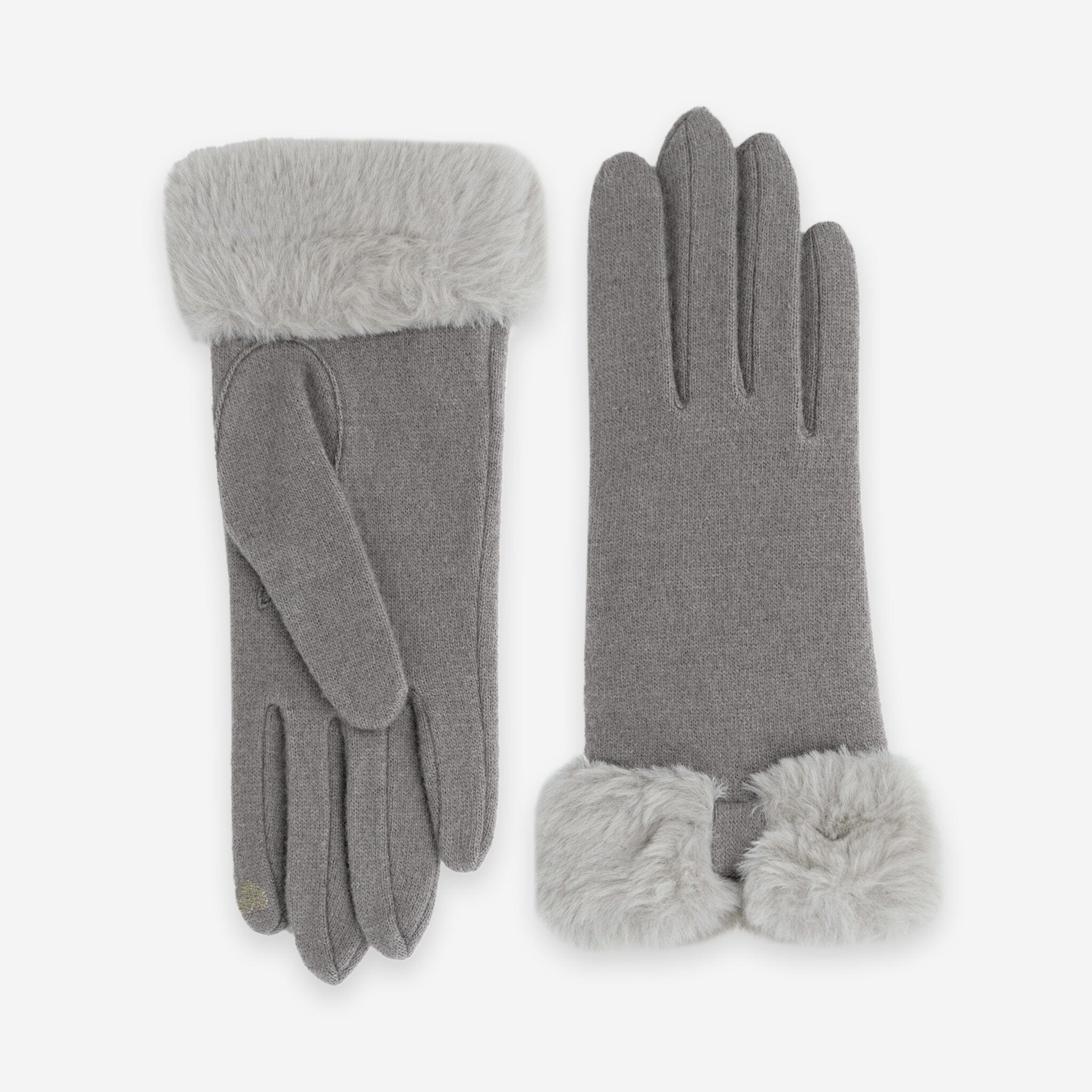 Gants 80% laine 20% nylon-Tactile-31176NF Gants laine femme Glove Story Taupe TU 