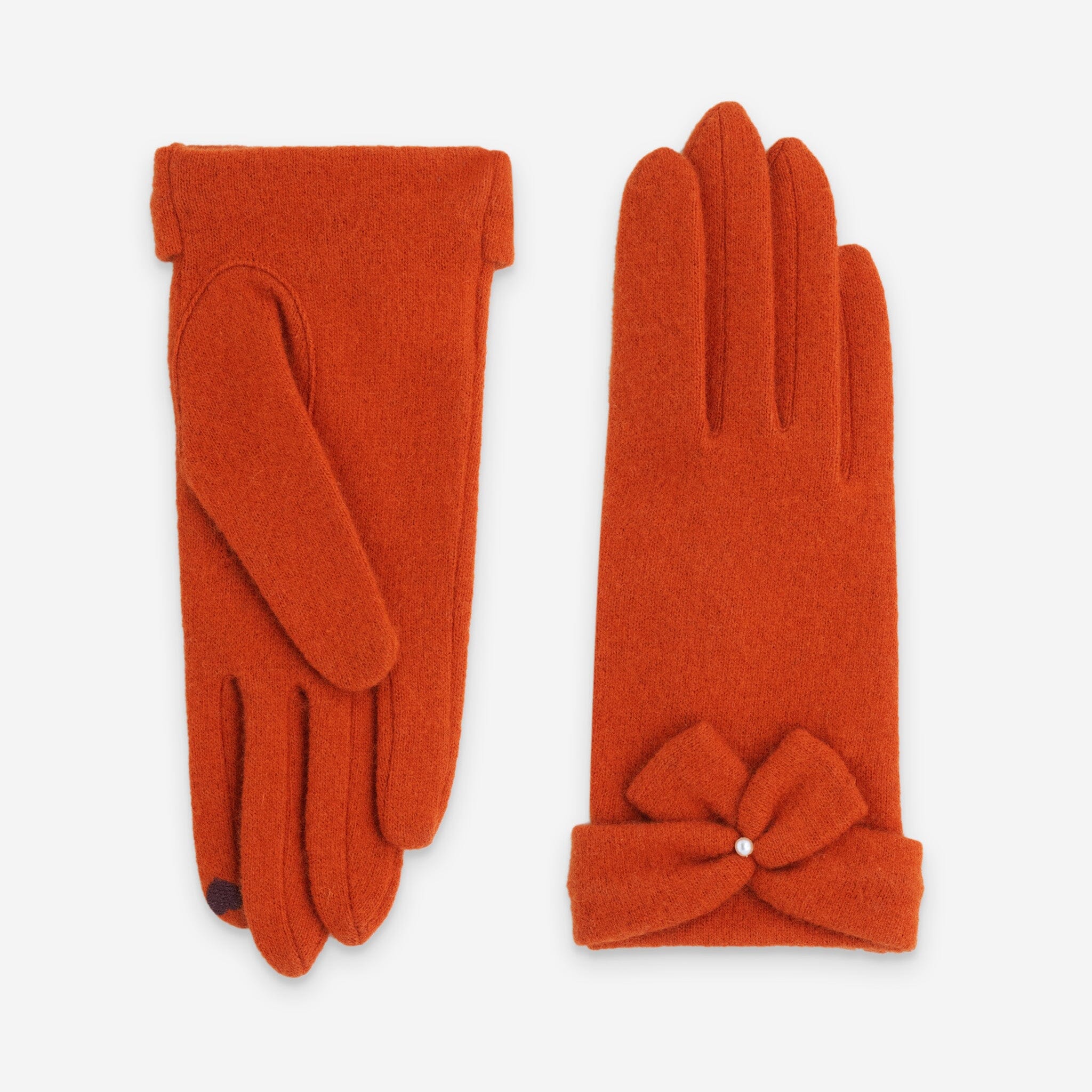 Gants 80% laine 20% nylon-Tactile-31186NF Gants laine femme Glove Story Orange TU 