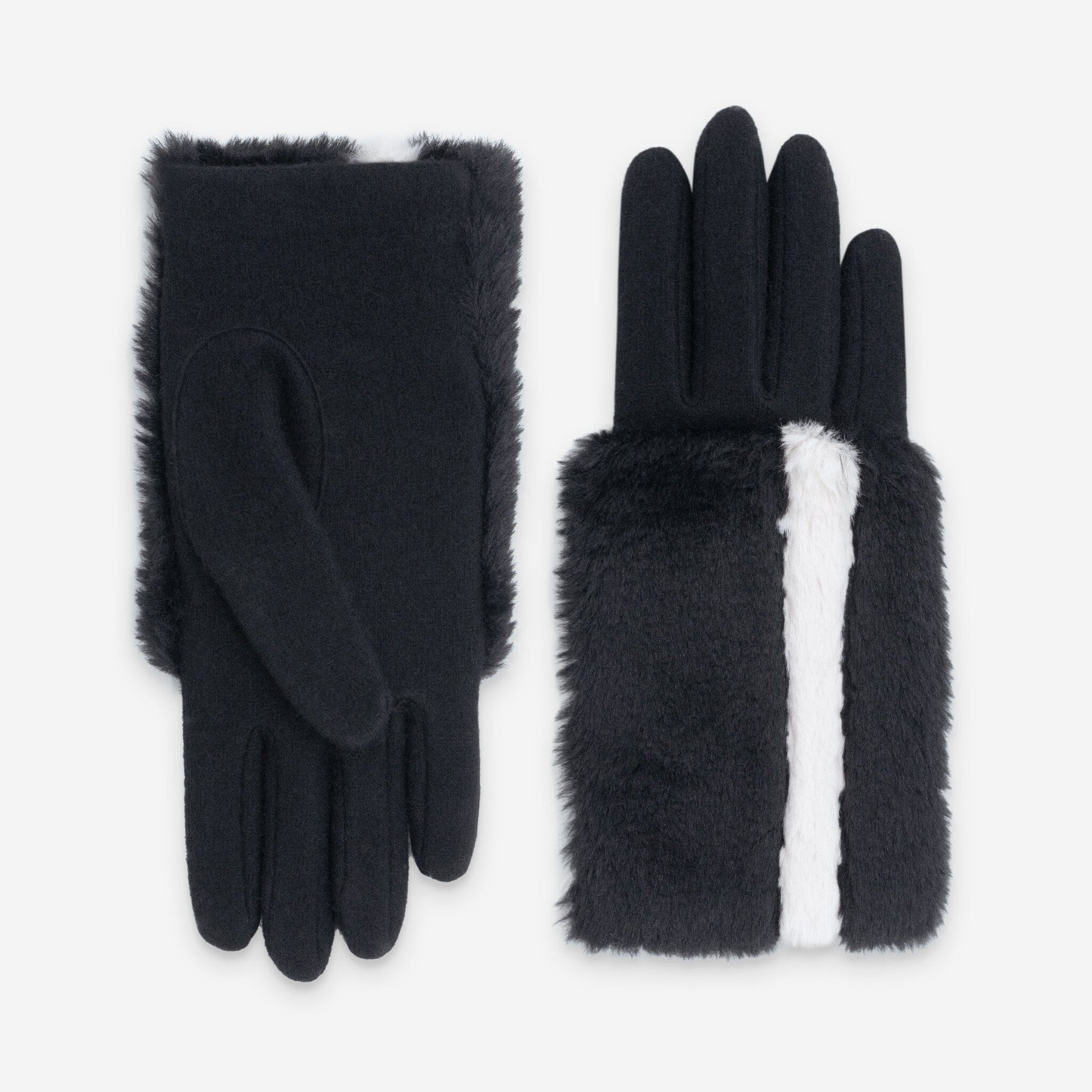 Gants 80% laine 20% nylon-Tactile-31187NF Gants laine femme Glove Story Noir TU 