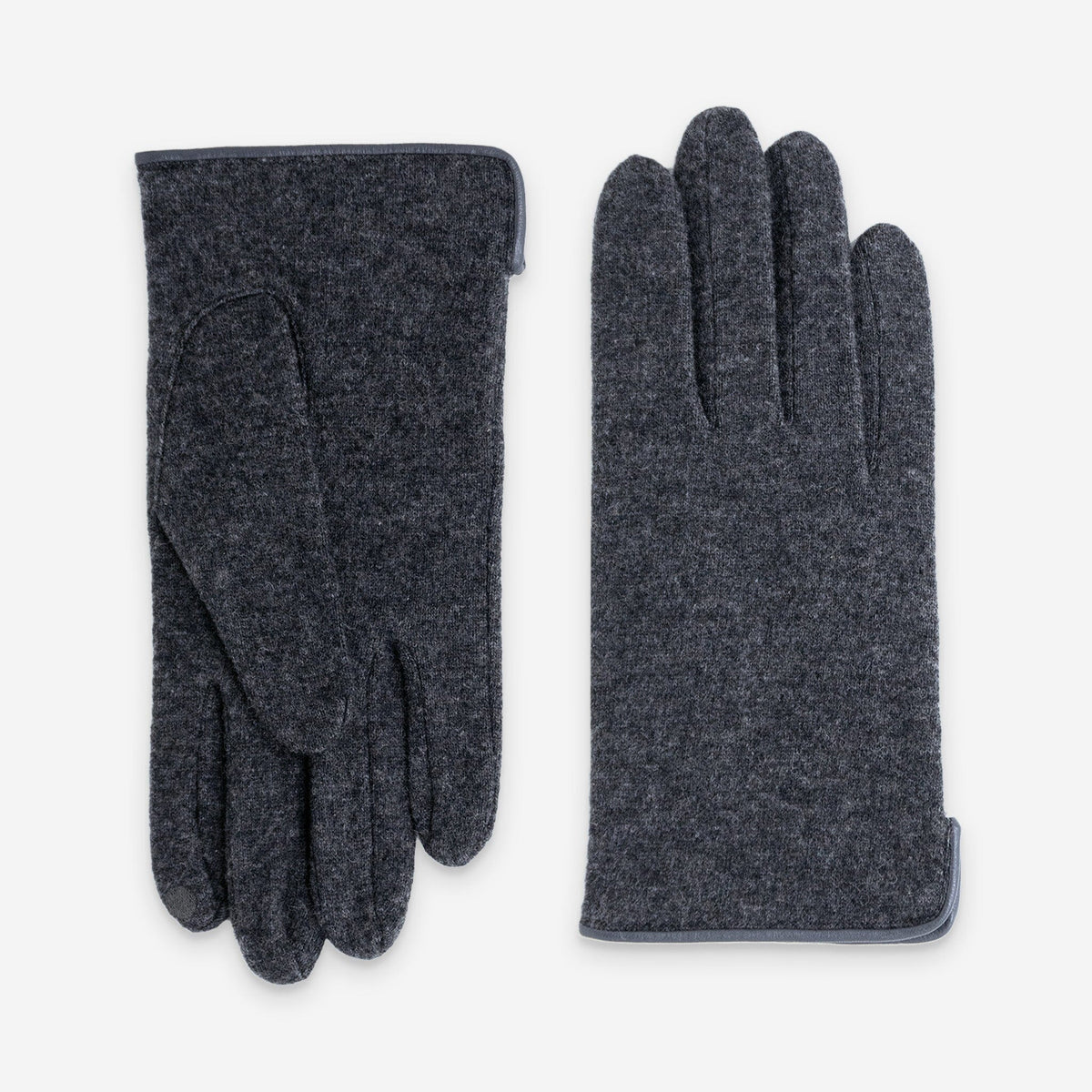 Gants Homme En Laine Alpaga Anthracite - Très Chauds, Neufs Avec étiquettes