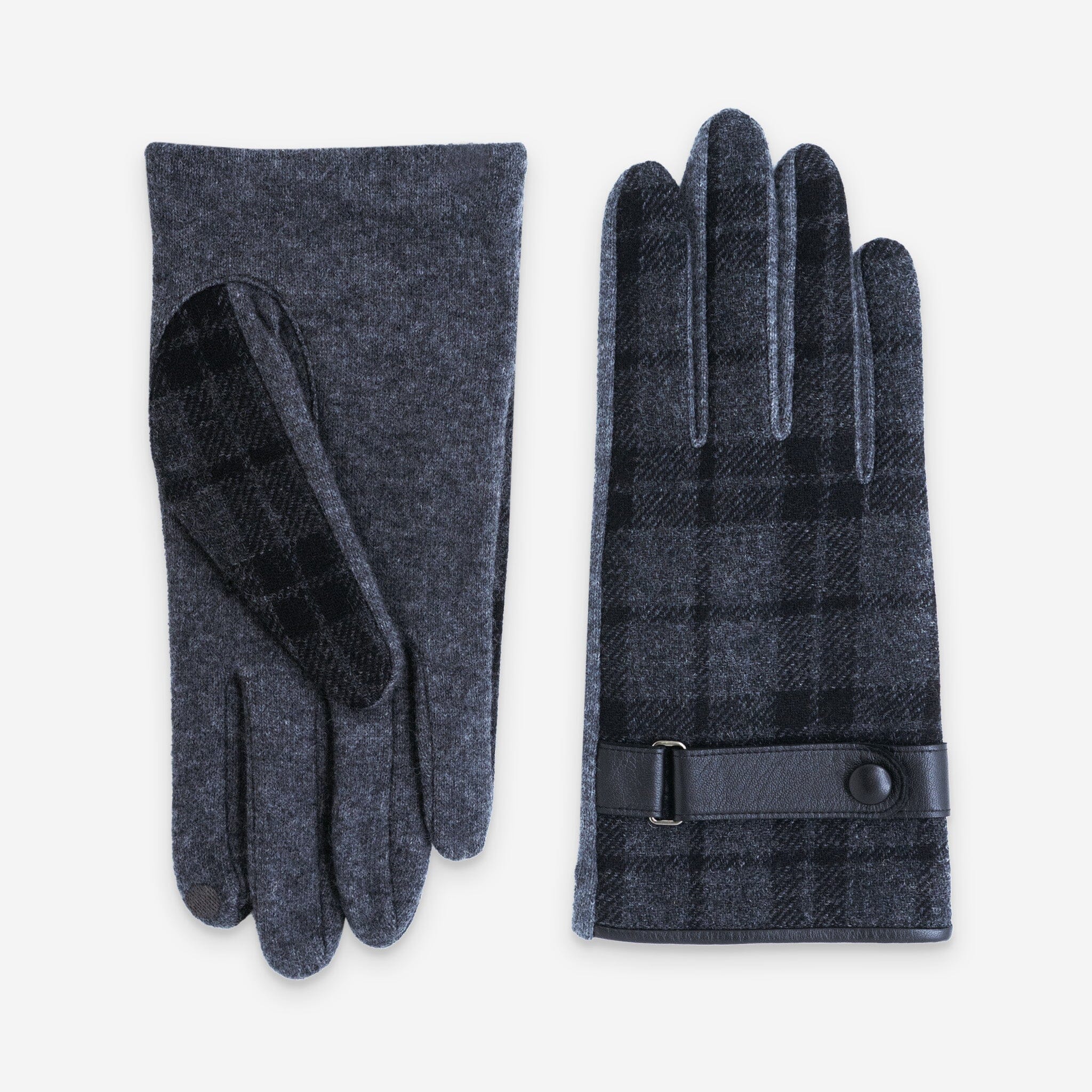 Gants 80% laine 20% nylon-Tactile-32012NF Gants laine homme Glove Story Gris TU 