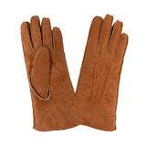 Gants cuir-100% curly-mouton retourné-21154CU Gant Glove Story Camel 6.5 