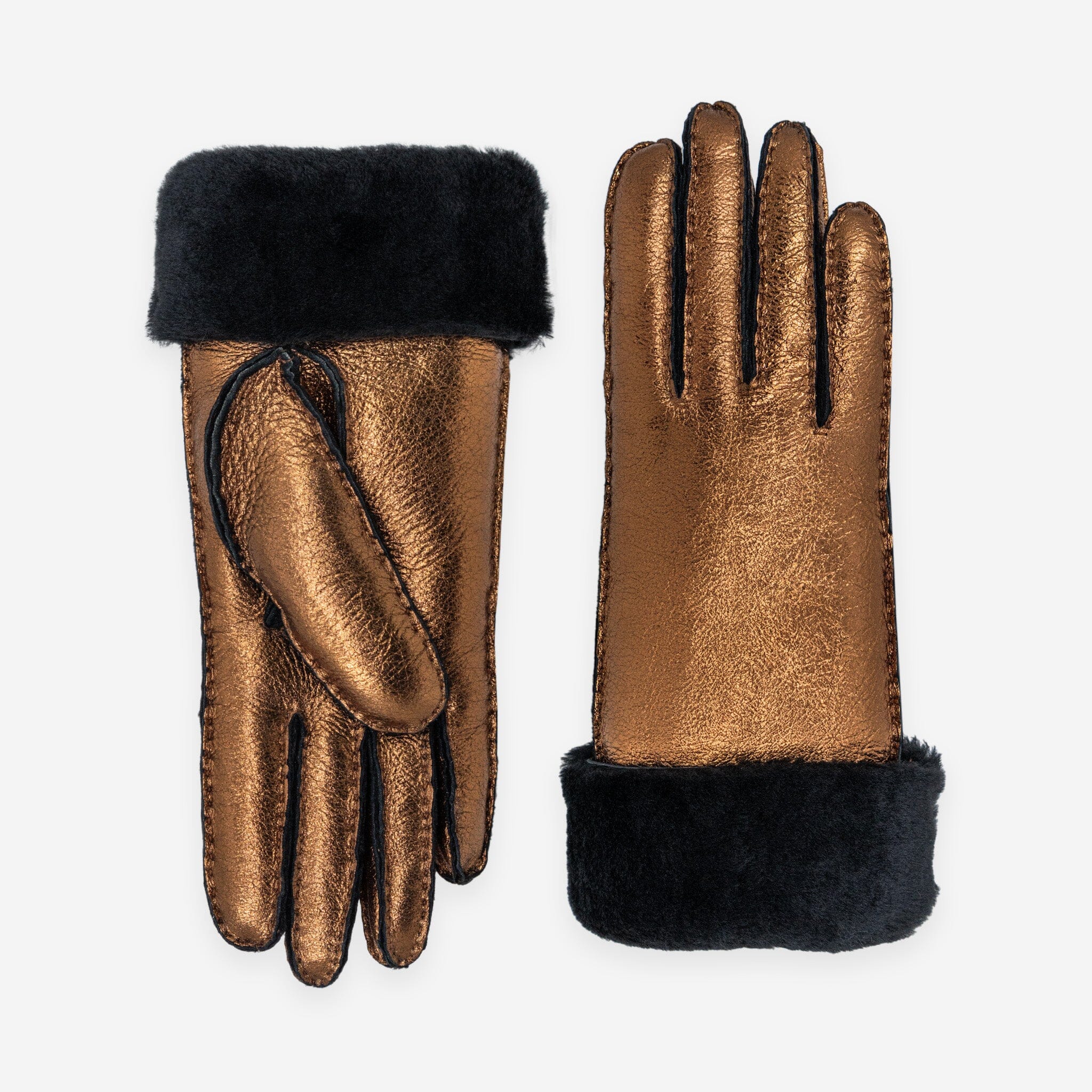 Gants cuir 100% mouton-21429SH Gants cuir femme prestige Glove Story Copper 6 