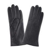 Gants cuir agneau-100% cachemire-21283CA Gant Glove Story Noir 6.5 