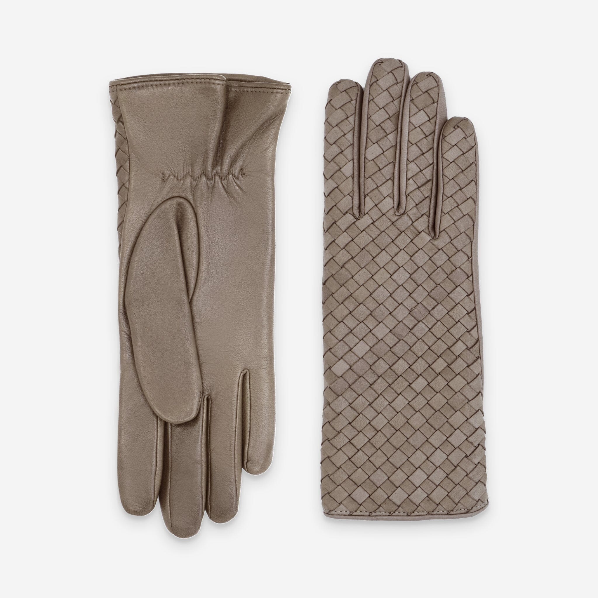 Gants cuir agneau-100% cachemire-21595CA Gants cuir femme prestige Glove Story Stone 6.5 