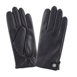 Gants cuir agneau-100% cachemire-22051CA Gant Glove Story Noir 7.5 