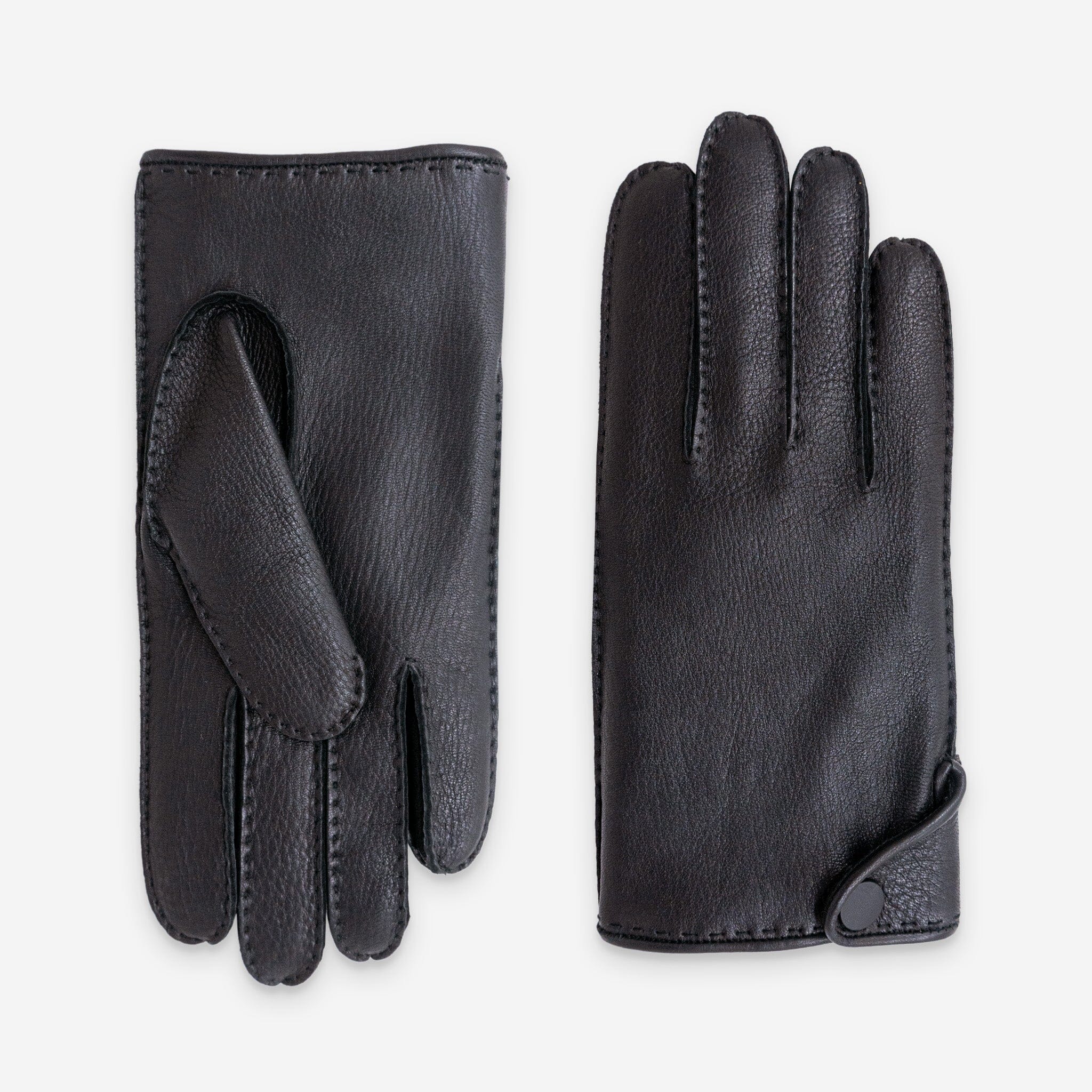 Gants cuir agneau-100% cachemire-22132CA Gants cuir homme prestige Glove Story Noir 7.5 