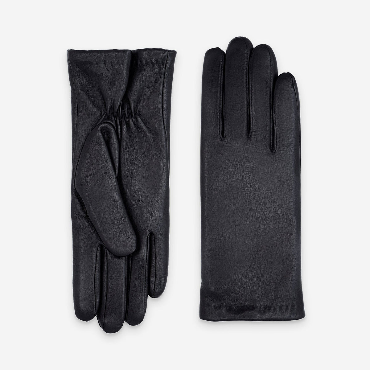 Gants De Conduite Van Raalte Cuir Noir Vintage Années 50-60 - Femme Taille 6.5