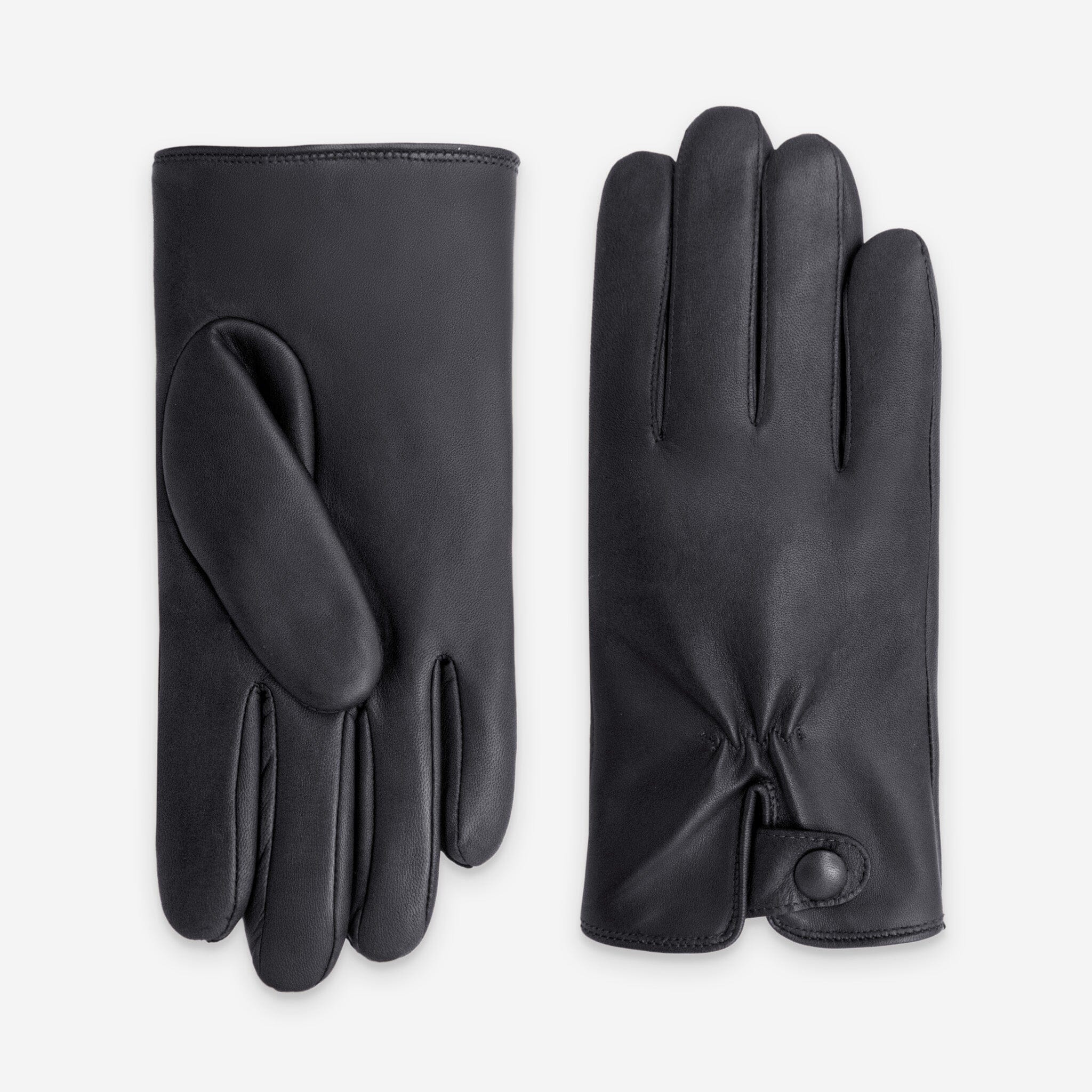 Gants cuir agneau-100% polyester (boa)-62009BA Gants cuir standard homme Glove Story Noir 8 