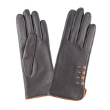 Gants cuir agneau-100% soie-21153SN Gant Glove Story Choco/Cork 6.5 