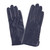 Gants cuir agneau-100% soie-21153SN Gant Glove Story Deep Blue 6.5 