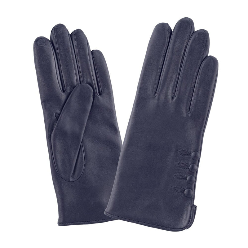 Gants cuir agneau-100% soie-21153SN Gant Glove Story Deep Blue 6.5 