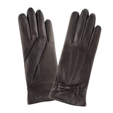 Gants cuir agneau-100% soie-21349SN Gant Glove Story Choco 6.5 