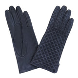 Gants cuir agneau-100% soie-21441SN Gant Glove Story Deep Blue 6.5 