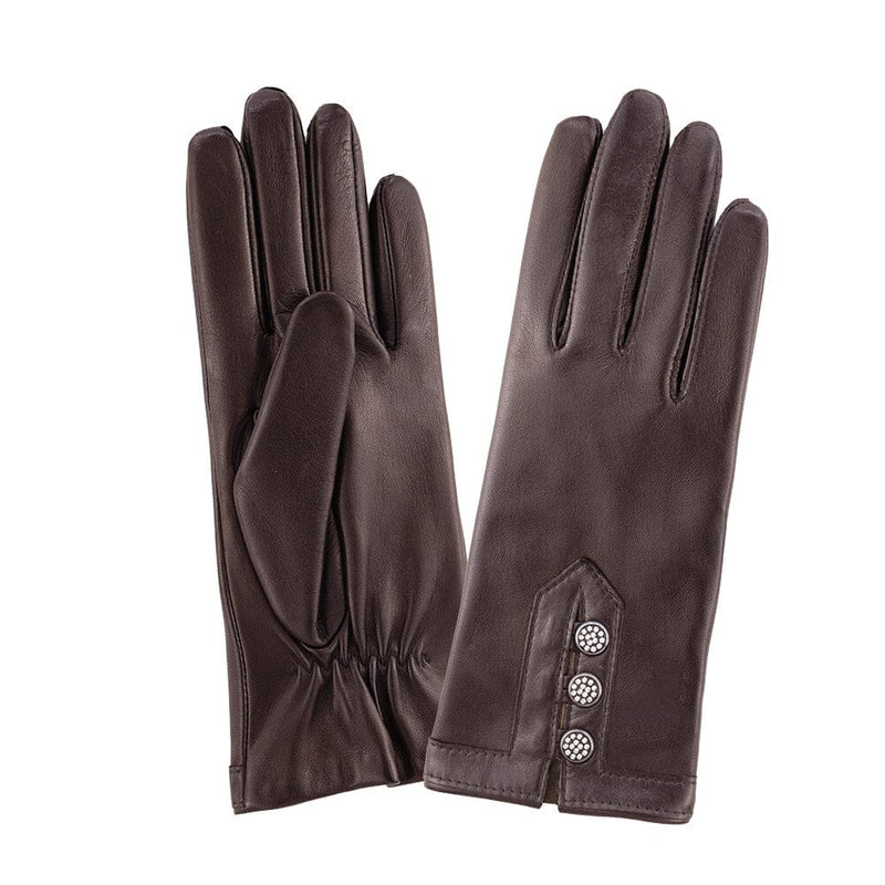 Gants cuir agneau-100% soie-21592SN Gloves & Mittens Glove Story Choco 6.5 